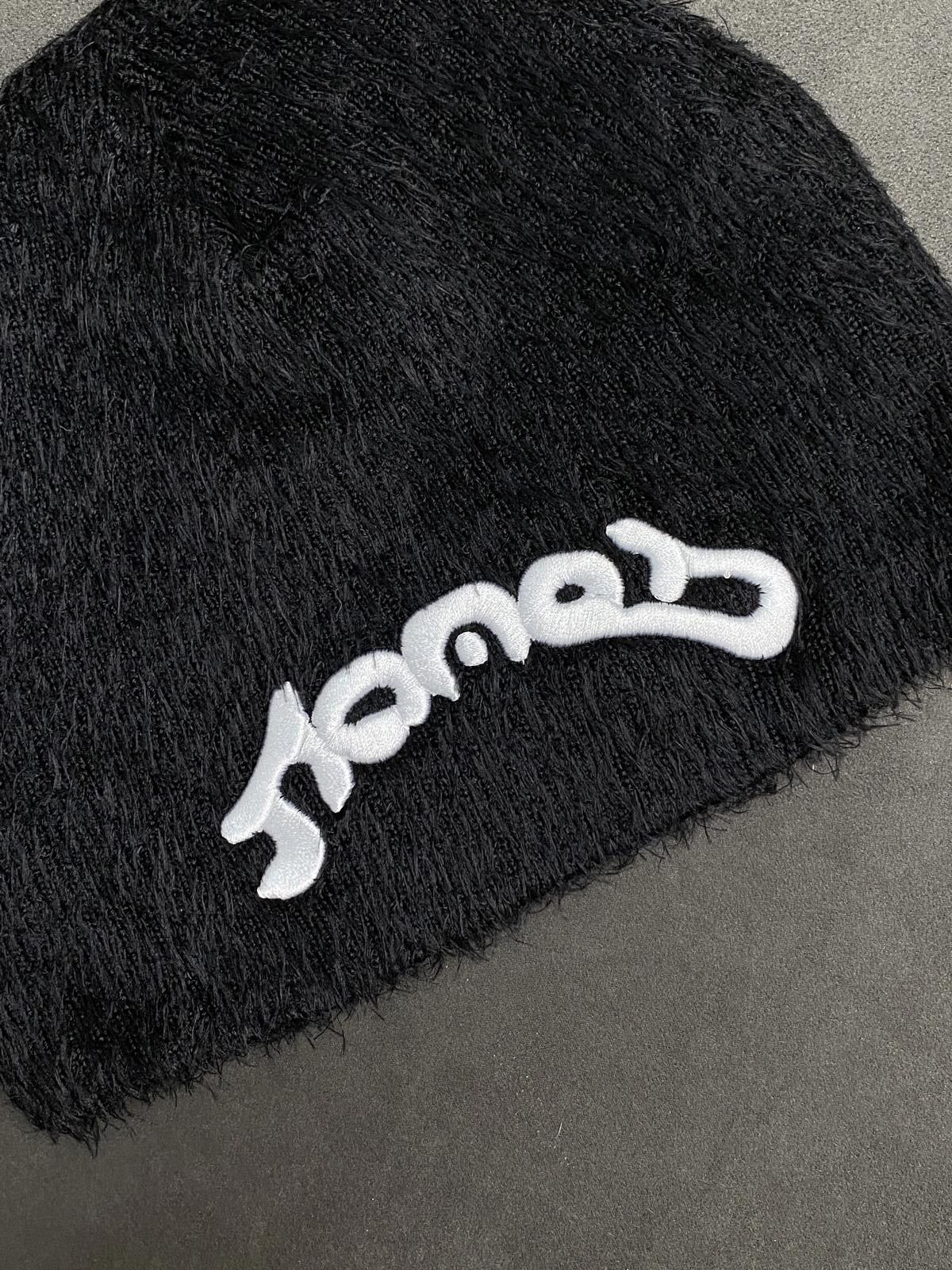 Designer × Named Collective Deadstock Named Collective No Cuff Knit Black Beanie OS Size ONE SIZE - 6 Thumbnail
