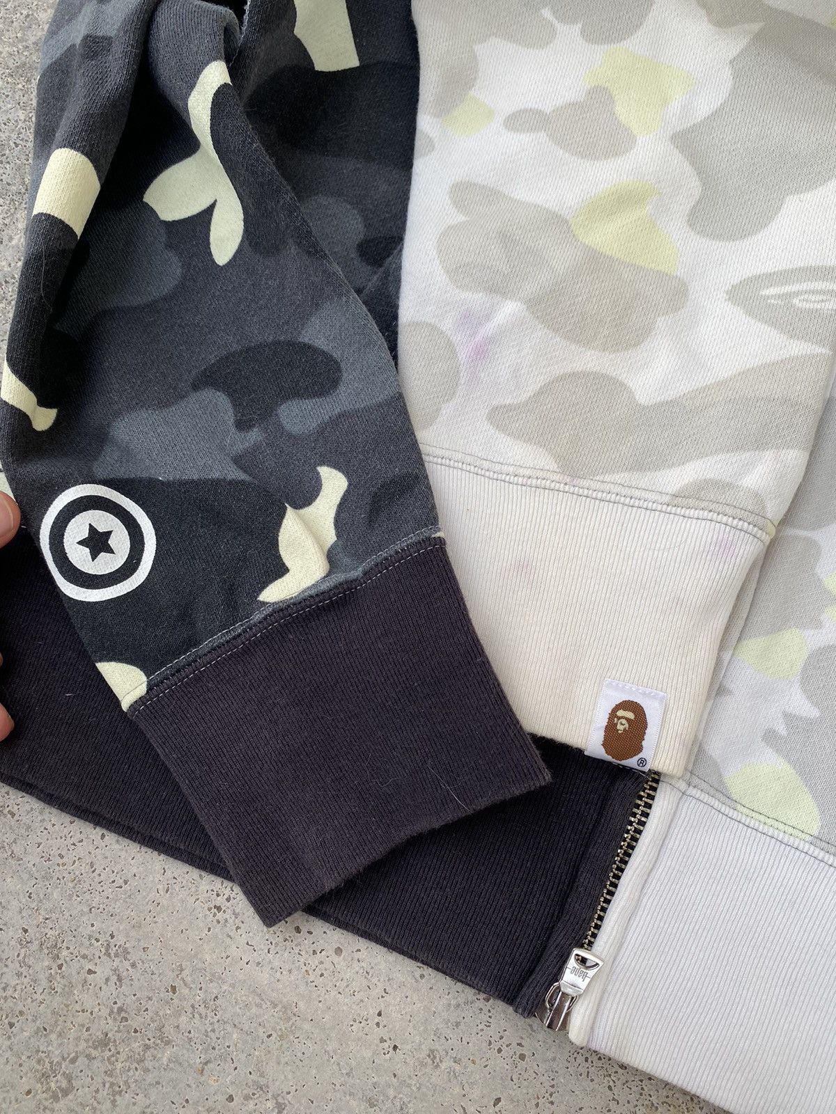 Bape City Camo Shark Half Full Zip Hoodie Size US M / EU 48-50 / 2 - 8 Thumbnail