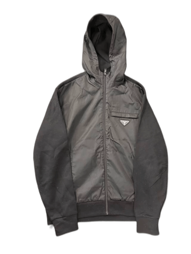 Prada Prada Nylon Hooded Jacket Medium Size Size US S / EU 44-46 / 1 - 1 Thumbnail