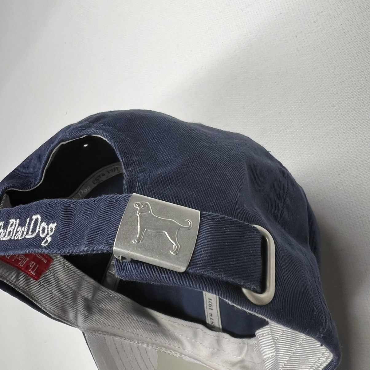 Other The Black Dog Hat Cap Blue Logo Strap Back Navy Embroidered Size ONE SIZE - 15 Thumbnail
