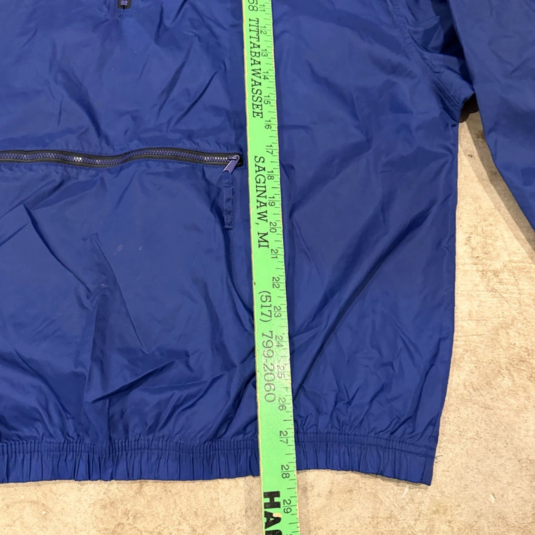 Reebok VINTAGE Reebok Jacket Blue Black 1/4 Zip Windbreaker Jacket L Men Size US L / EU 52-54 / 3 - 7 Thumbnail