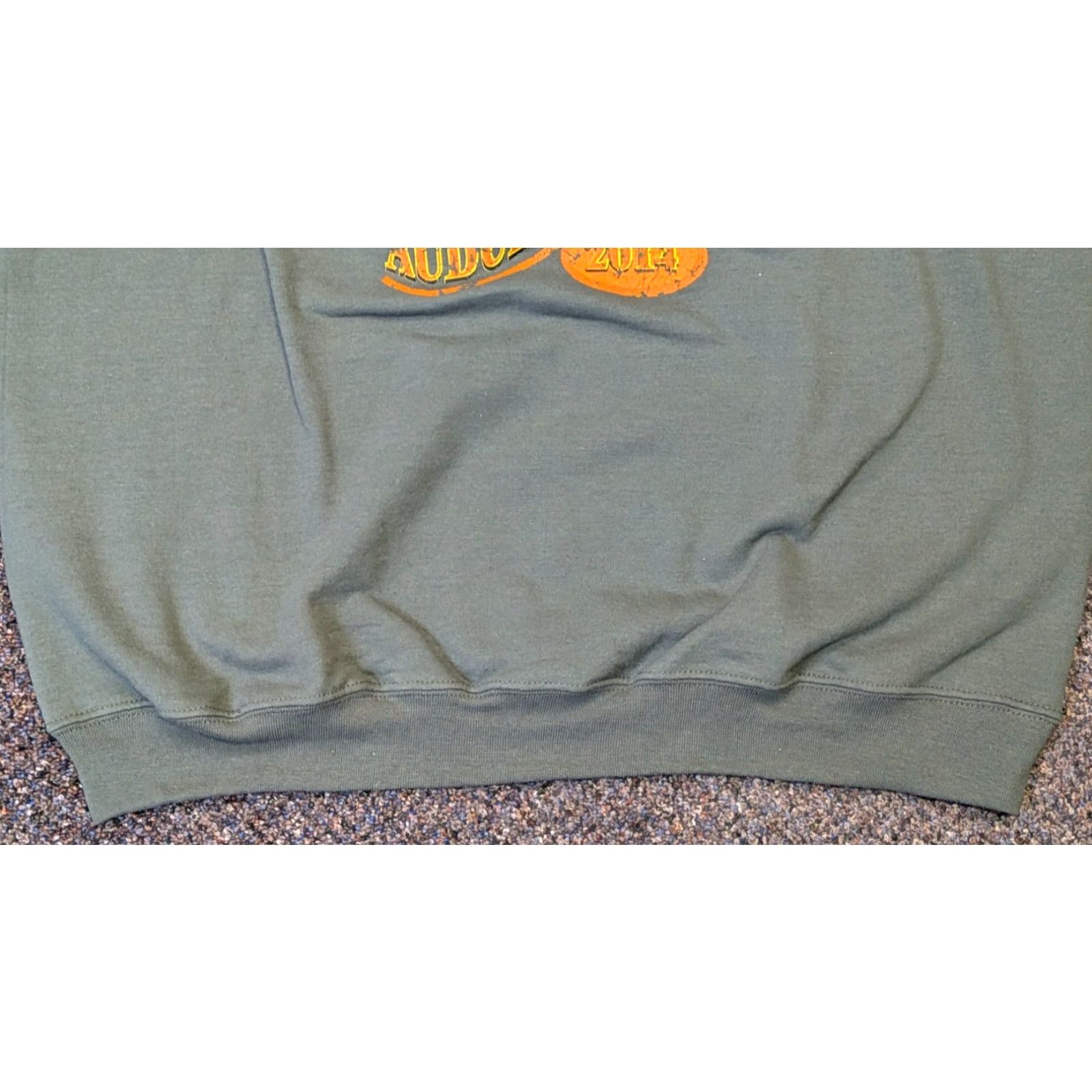 Gildan VINTAGE Gildan Sweatshirt Adult XL Green Audubon Days Mayville Wisconsin Souvenir 2014 Size XL / US 12-14 / IT 48-50 - 3 Thumbnail