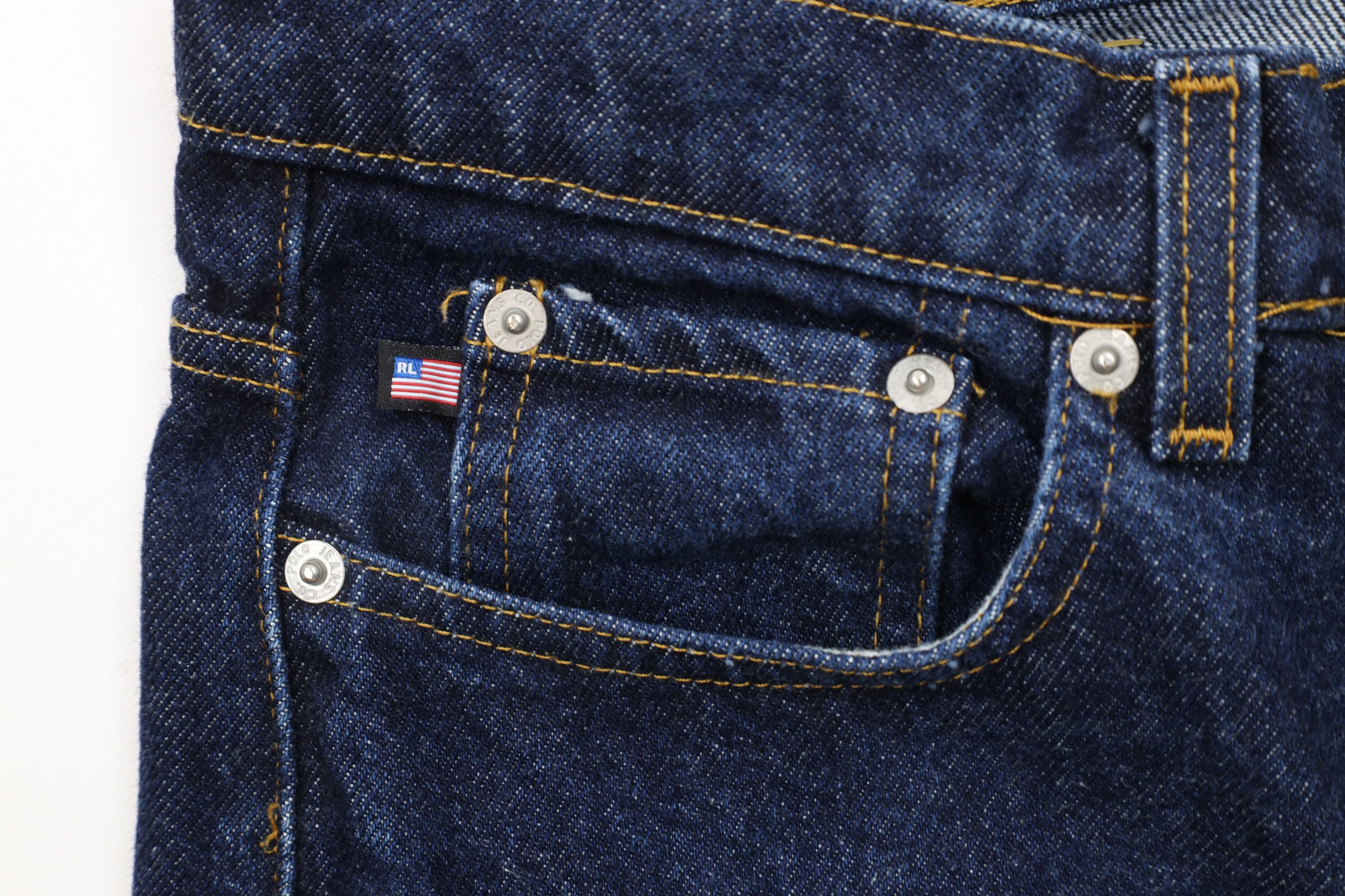 Ralph Lauren × Vintage Vintage 90s Ralph Lauren Bootcut Denim Jeans Indigo Blue Size 28" / US 6 / IT 42 - 5 Thumbnail