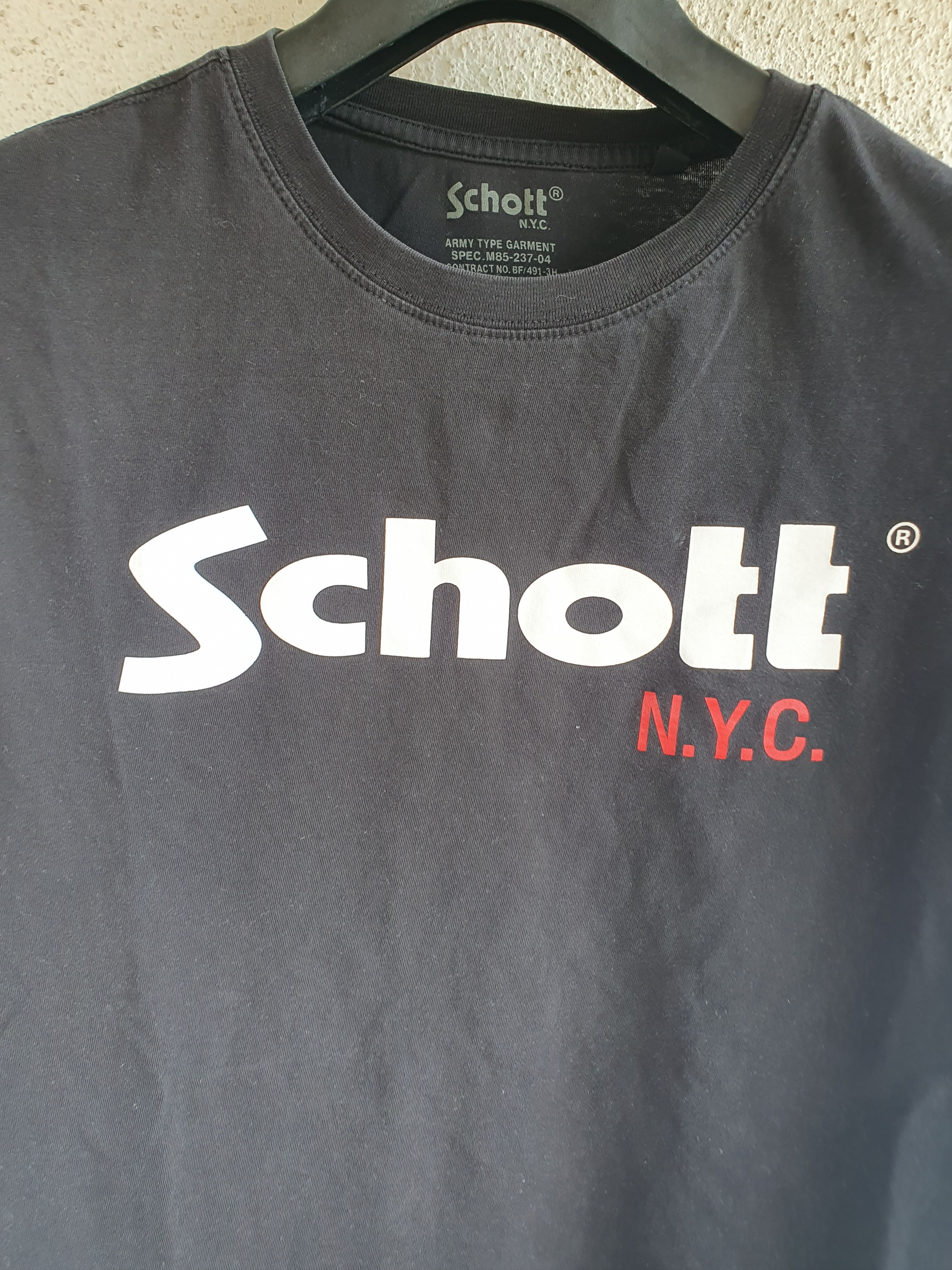 Schott × Swagger Schott N.Y.C Big SpellOut T-Shirt sz XL? Size US XL / EU 56 / 4 - 3 Thumbnail