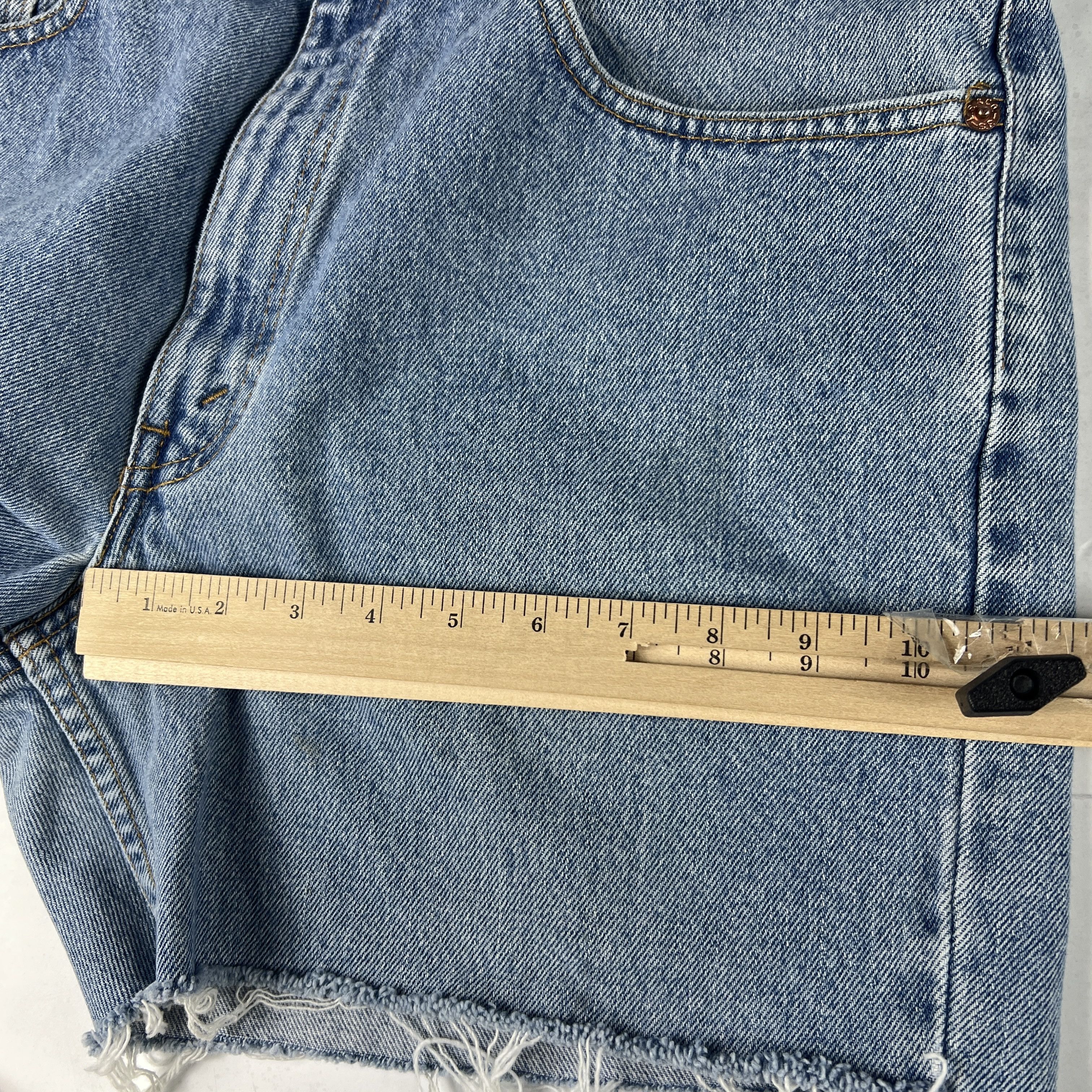Levi's × Vintage Y2K` Levi's Jean Shorts 550 Faded Cut Off Cotton Denim Jorts Size US 34 / EU 50 - 16 Thumbnail