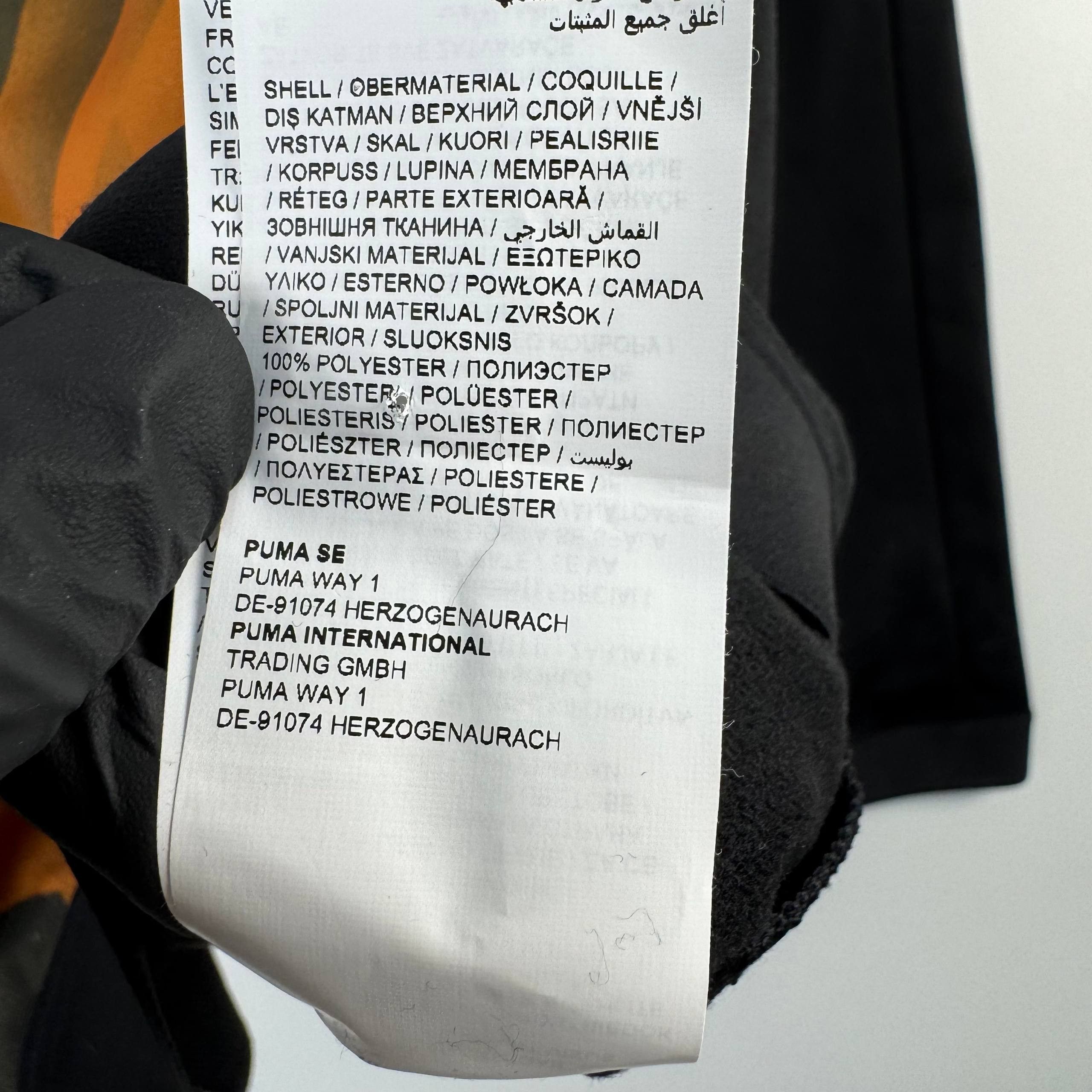 Puma Puma Olympique Marseille Jacket Black Orange Mens Size XS Size US XS / EU 42 / 0 - 8 Thumbnail