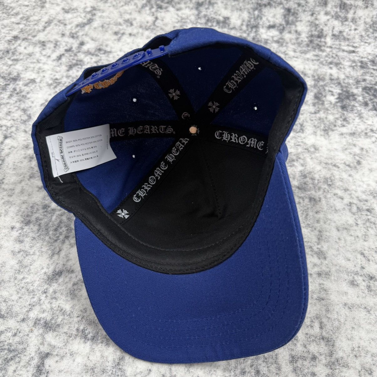 Chrome Hearts Chrome Hearts CH Logo ‘Blue’ Baseball Cap Size ONE SIZE - 6 Thumbnail