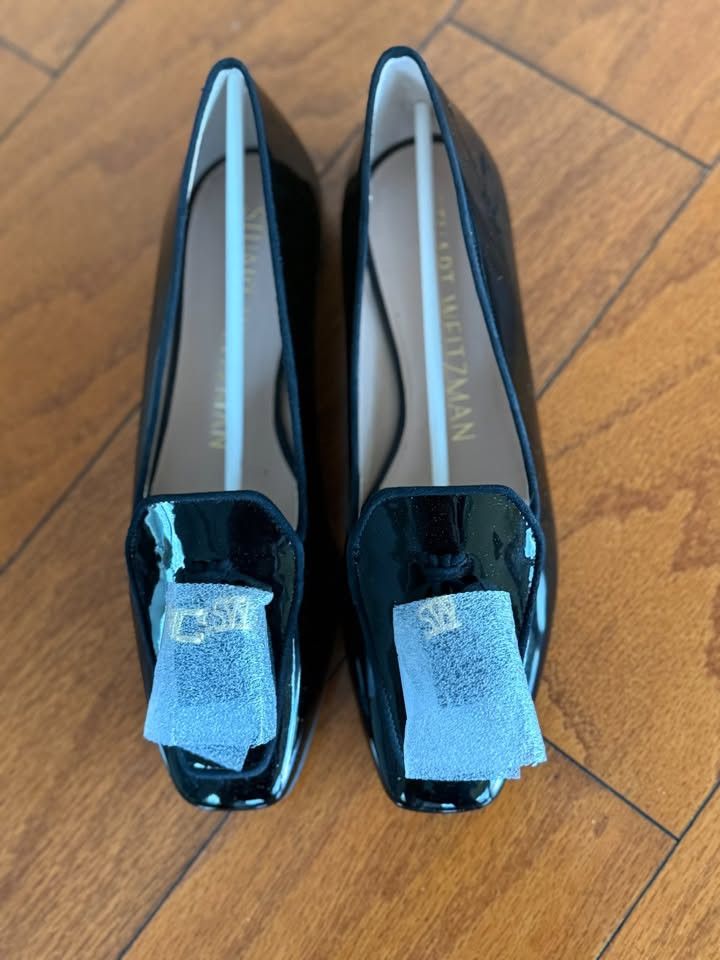Stuart Weitzman Stuart Weitzman Slipknot Signature Black Size US 7 / IT 37 - 6 Thumbnail