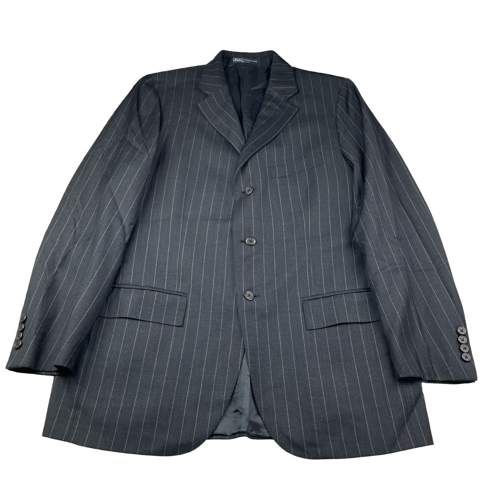 Polo Ralph Lauren VTG Polo Ralph Lauren Men’s 100% Wool 3-Button Blazer Gray S Size 42R - 2 Thumbnail