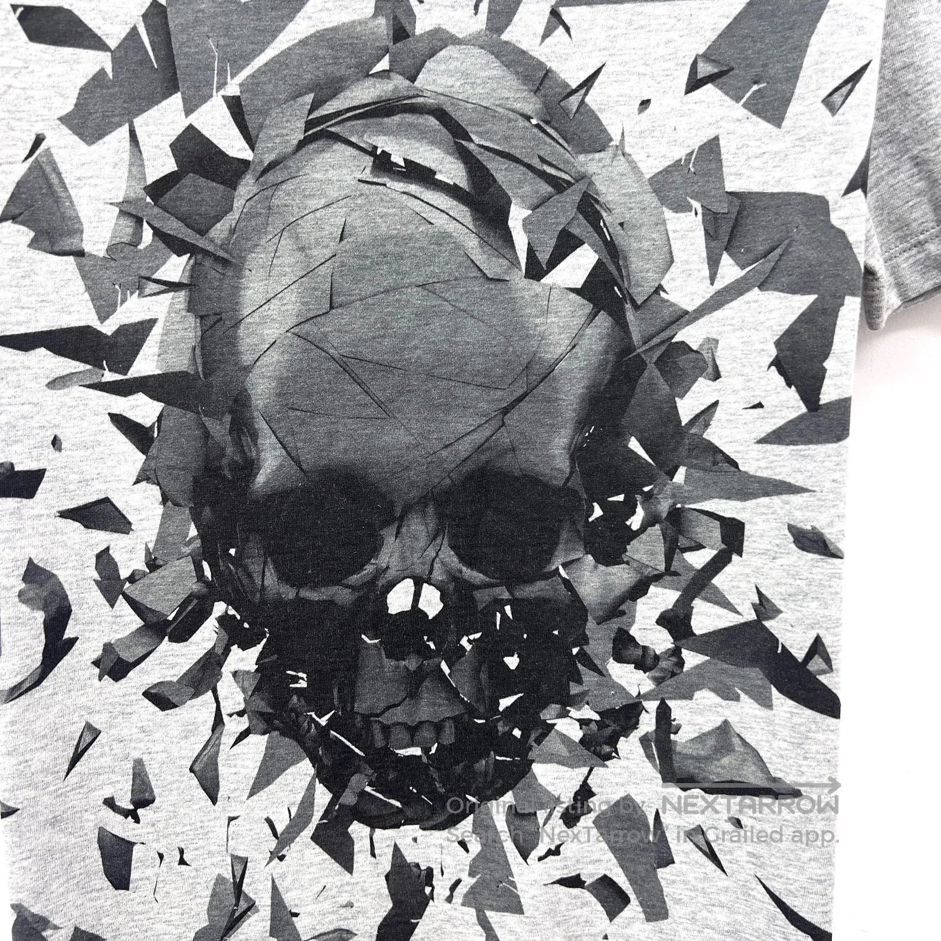 Alexander Wang Alexander Wang Grey skull print cotton round neck short sl Size US S / EU 44-46 / 1 - 4 Thumbnail