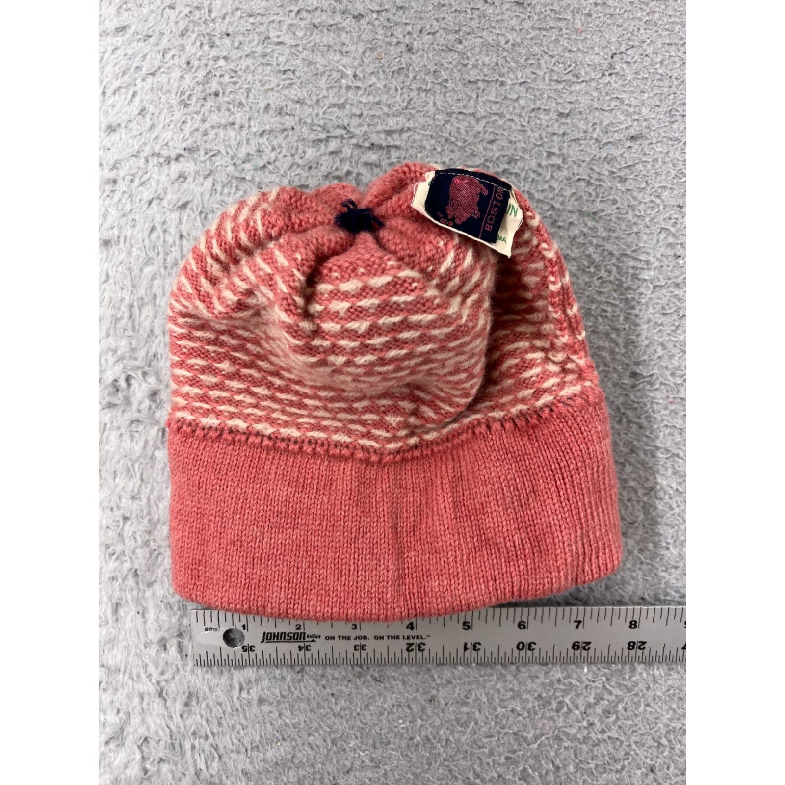 Pinko Green Mountain Knitters Beanie Pink Wool Hat Adult Women Size ONE SIZE - 5 Thumbnail