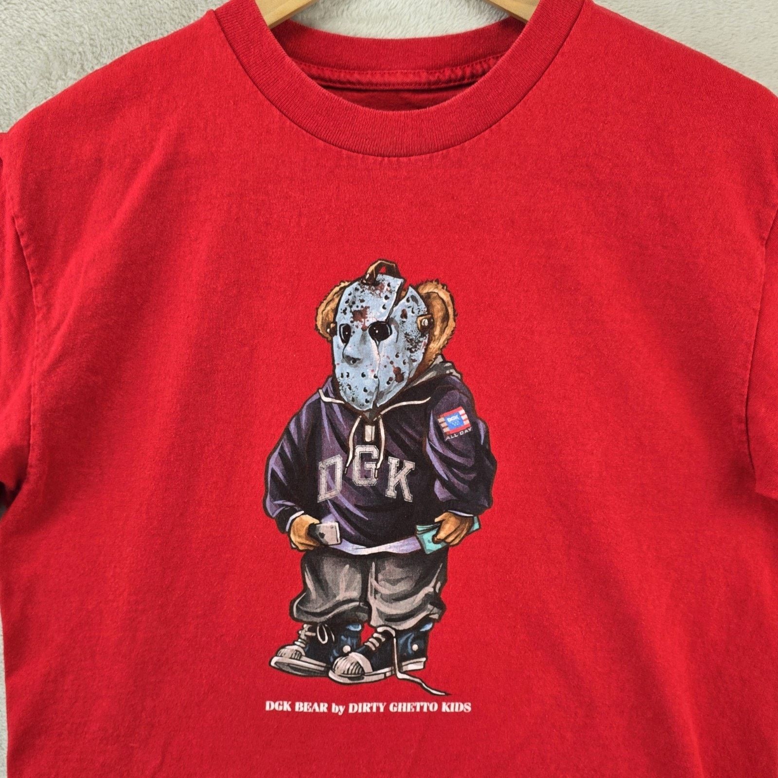 DGK DGK Dirty Ghetto Kids Jason Polo Bear Shirt Mens Medium Size US M / EU 48-50 / 2 - 1 Thumbnail