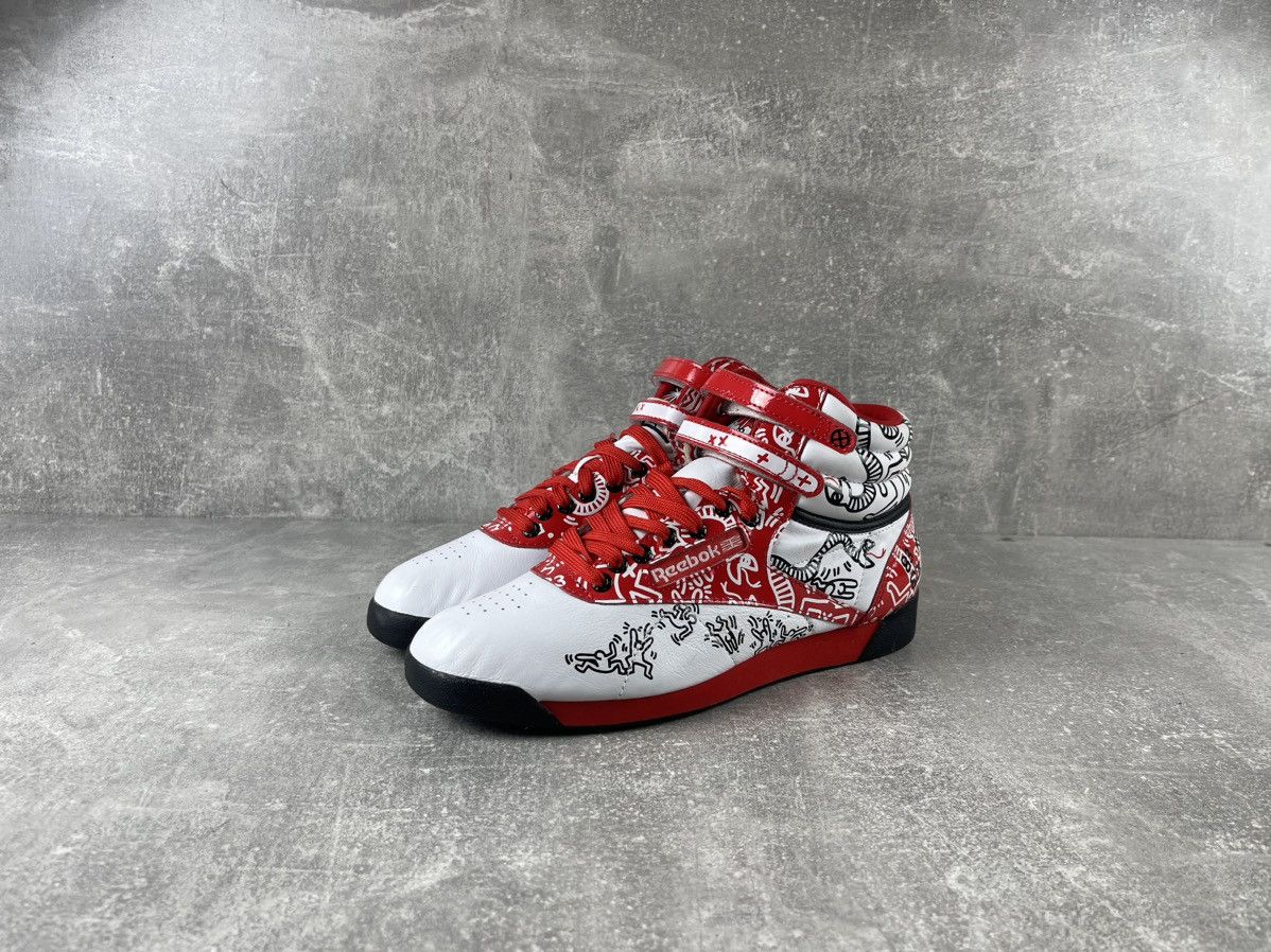 Reebok Reebok × Keith Haring Freestyle Hi 2013 Limited Edition Size US 8.5 / IT 38.5 - 1 Thumbnail