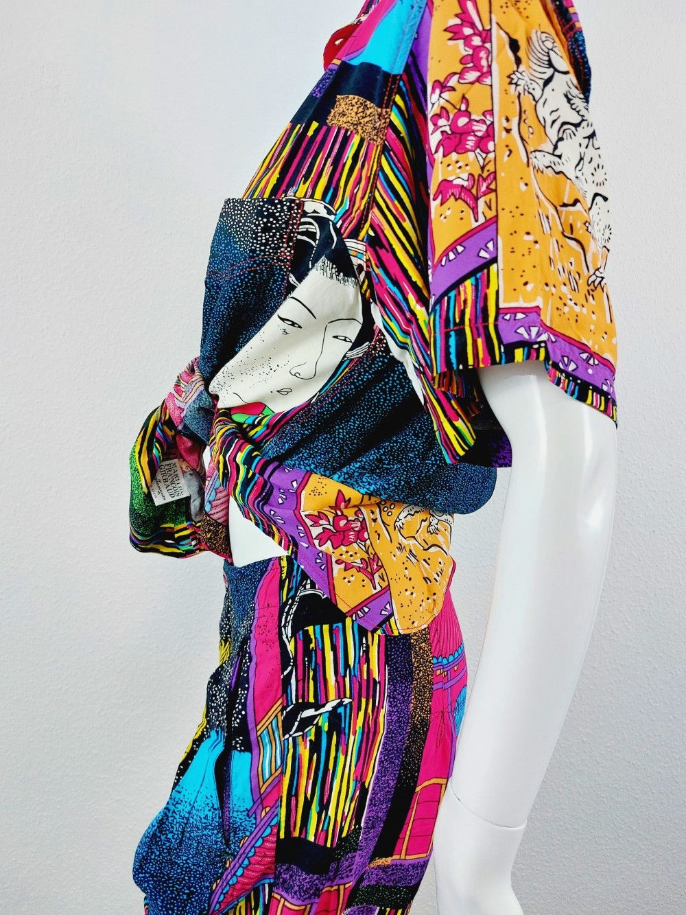 Marithe + Francois Girbaud Marithe + Francois Girbaud Dragon Tiger Boho Shirt Pants Set Size M / US 6-8 / IT 42-44 - 14 Thumbnail