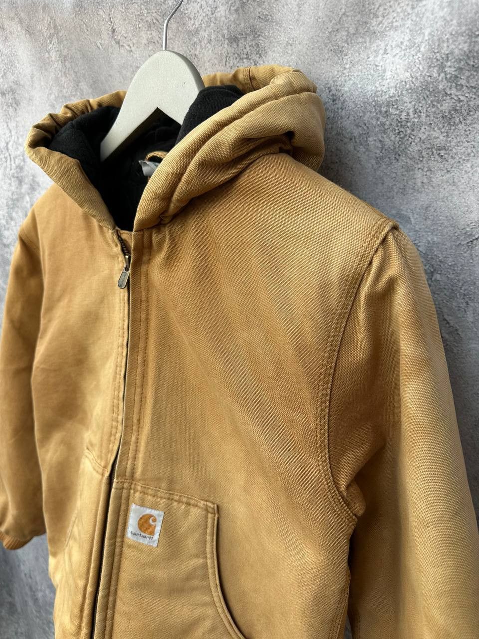 Carhartt × Vintage Carhartt Detroit Vintage Beige Jacket Bomber Y2K Long Sleeve Size XS / US 0-2 / IT 36-38 - 6 Thumbnail