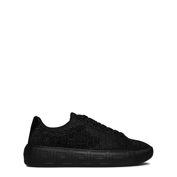 Versace o1g2r1mq0824 Crystal Low-Top Sneakers in Black Size US 11 / EU 44 - 1 Thumbnail