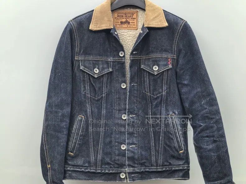 Iron Heart Iron Heart lambswool denim jacket Size US S / EU 44-46 / 1 - 1 Thumbnail