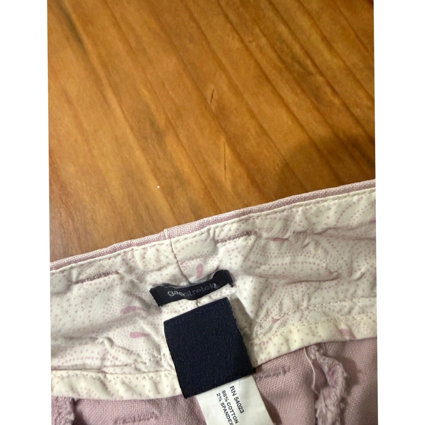 Gap VINTAGE Gap Women's Pants 64 Chino Baggy Stretch Cotton Wide leg Low A3-8 Pink 1990s Womens Casual 30x30 Inseam 30" Size 28" / US 6 / IT 42 - 5 Thumbnail