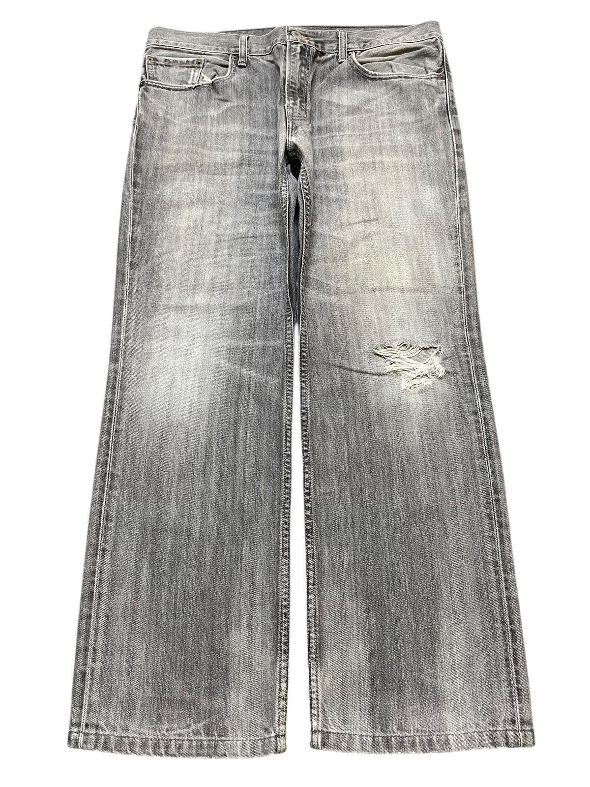 Levi's Vintage 90s Levis 502 Faded Wash Distress Style Loose Jeans Size US 36 / EU 52 - 1 Thumbnail