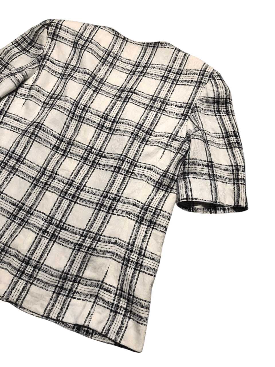 Christian Dior Monsieur × Dior Christian Dior Tartan No Collar Short Sleeve Coat Jacket Size M / US 6-8 / IT 42-44 - 9 Thumbnail