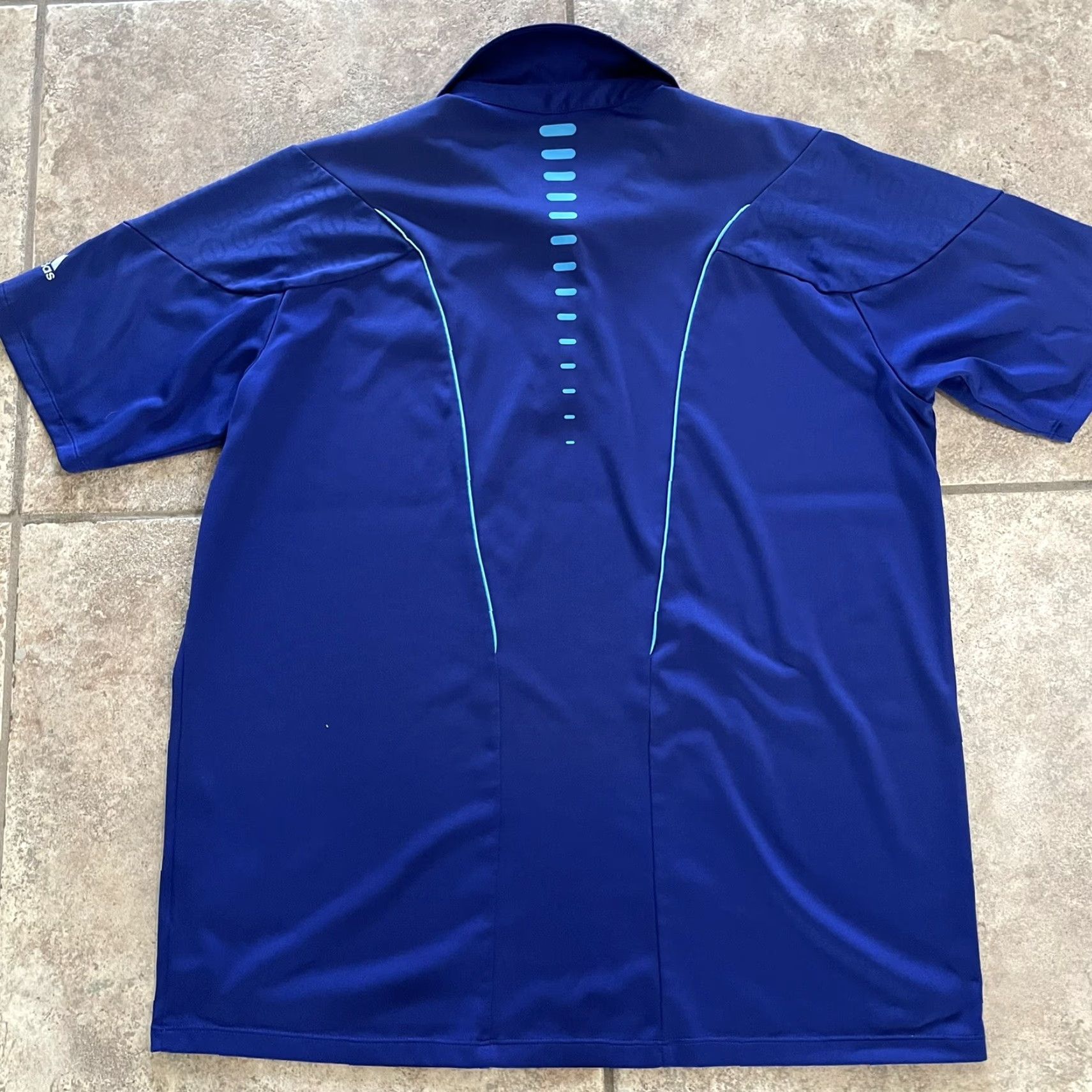 Adidas Adidas Golf Polo Talking Rock Blue XL Mens Polo Size US XL / EU 56 / 4 - 5 Thumbnail