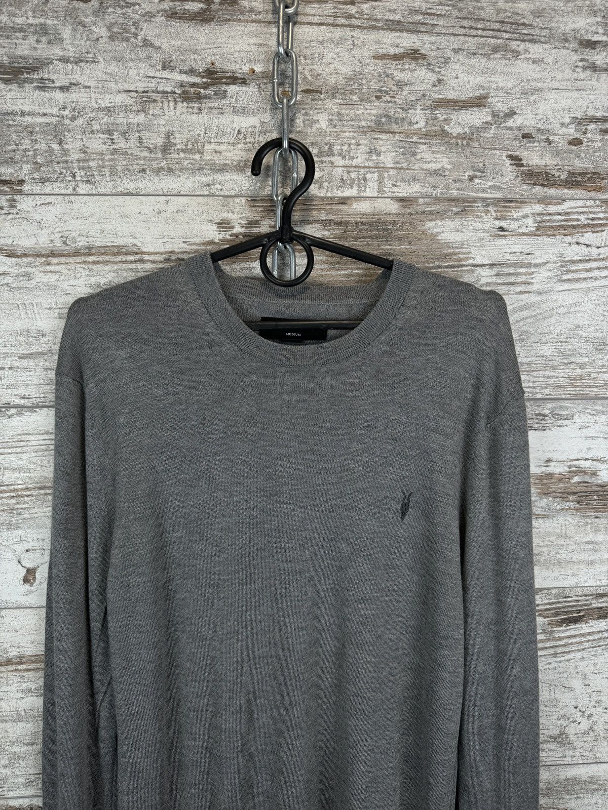 Allsaints Mens AllSaints Nomo Crew sweater wool pullover luxury Size US M / EU 48-50 / 2 - 2 Thumbnail