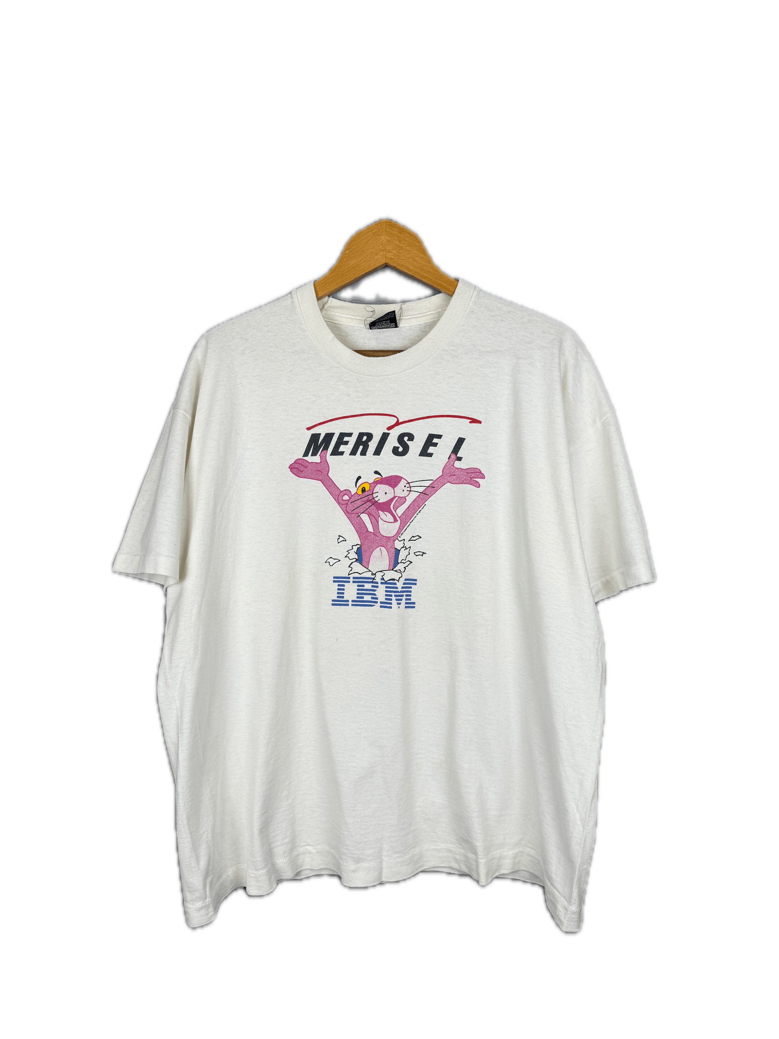 Anime × Cartoon Network × Vintage Vintage Pink Panther T-Shirt 1993 IBM Tee Merisel Cartoon Size US XL / EU 56 / 4 - 1 Thumbnail