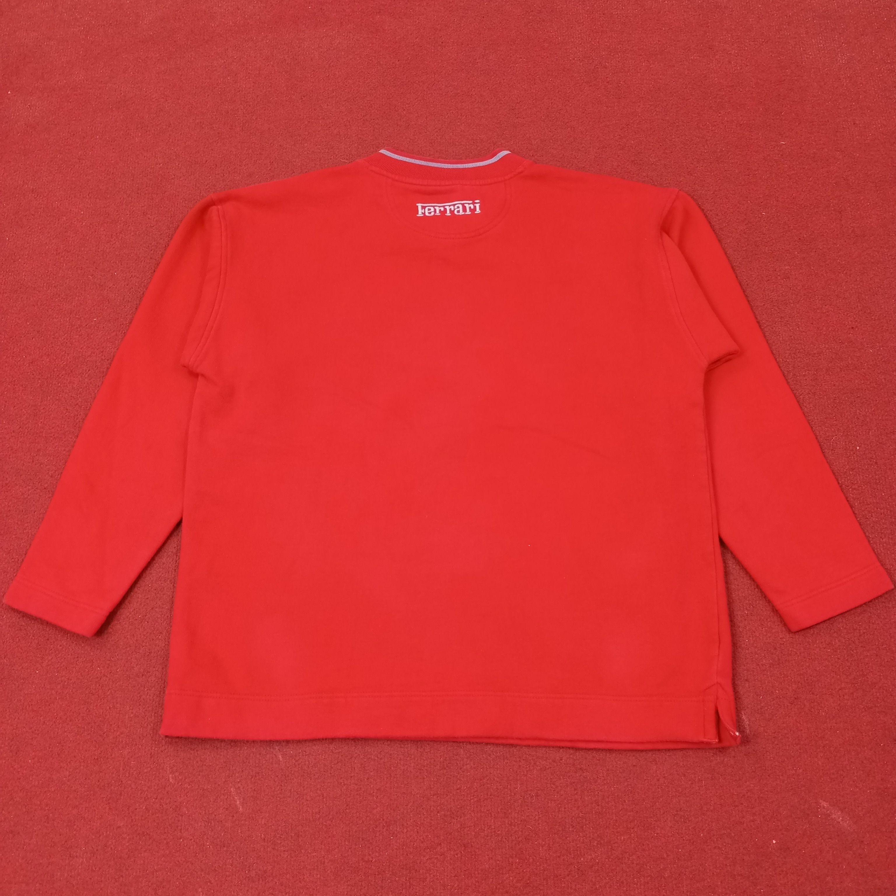 Ferrari Motorsports Logo Design Sweatshirt c241n23