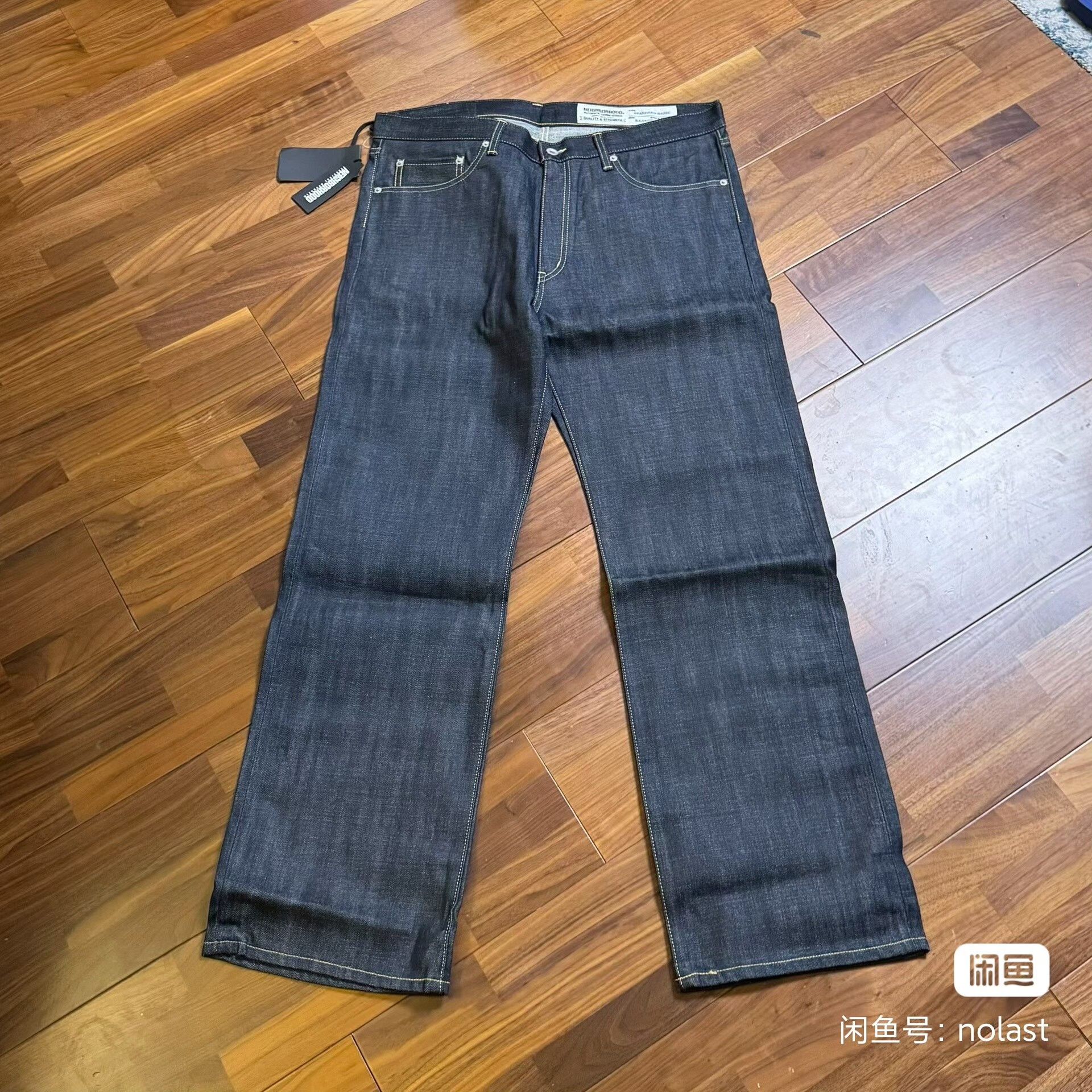 Neighborhood NEIGHBORHOOD Indigo Wide-Leg Jeans Size US 44 / EU 60 - 1 Thumbnail
