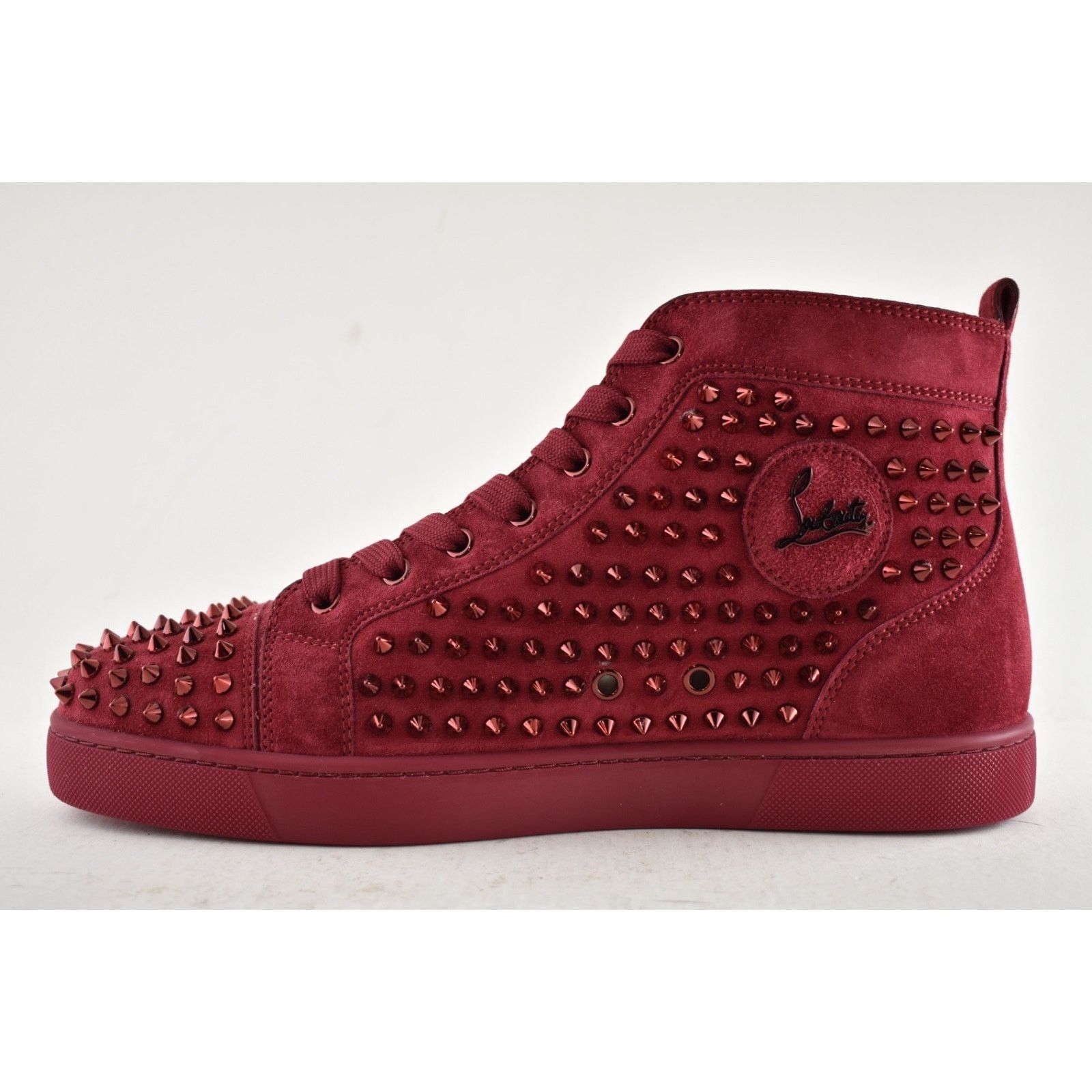 Christian Louboutin Christian Louboutin Men Louis Flat Spike Sanguine Red High Size US 10.5 / EU 43-44 - 8 Thumbnail