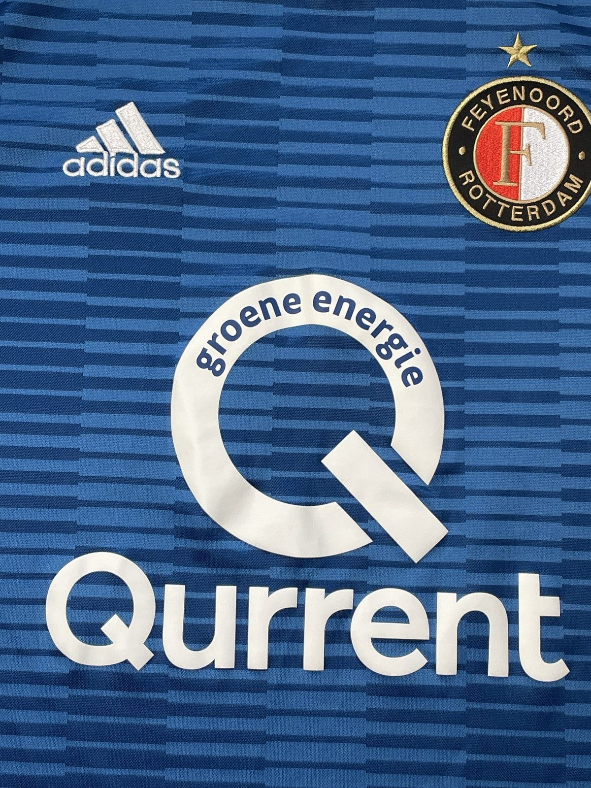 Adidas FEYENOORD ROTTERDAM 2018-19 AWAY FOOTBALL SHIRT SOCCER JERSE Size US S / EU 44-46 / 1 - 3 Thumbnail