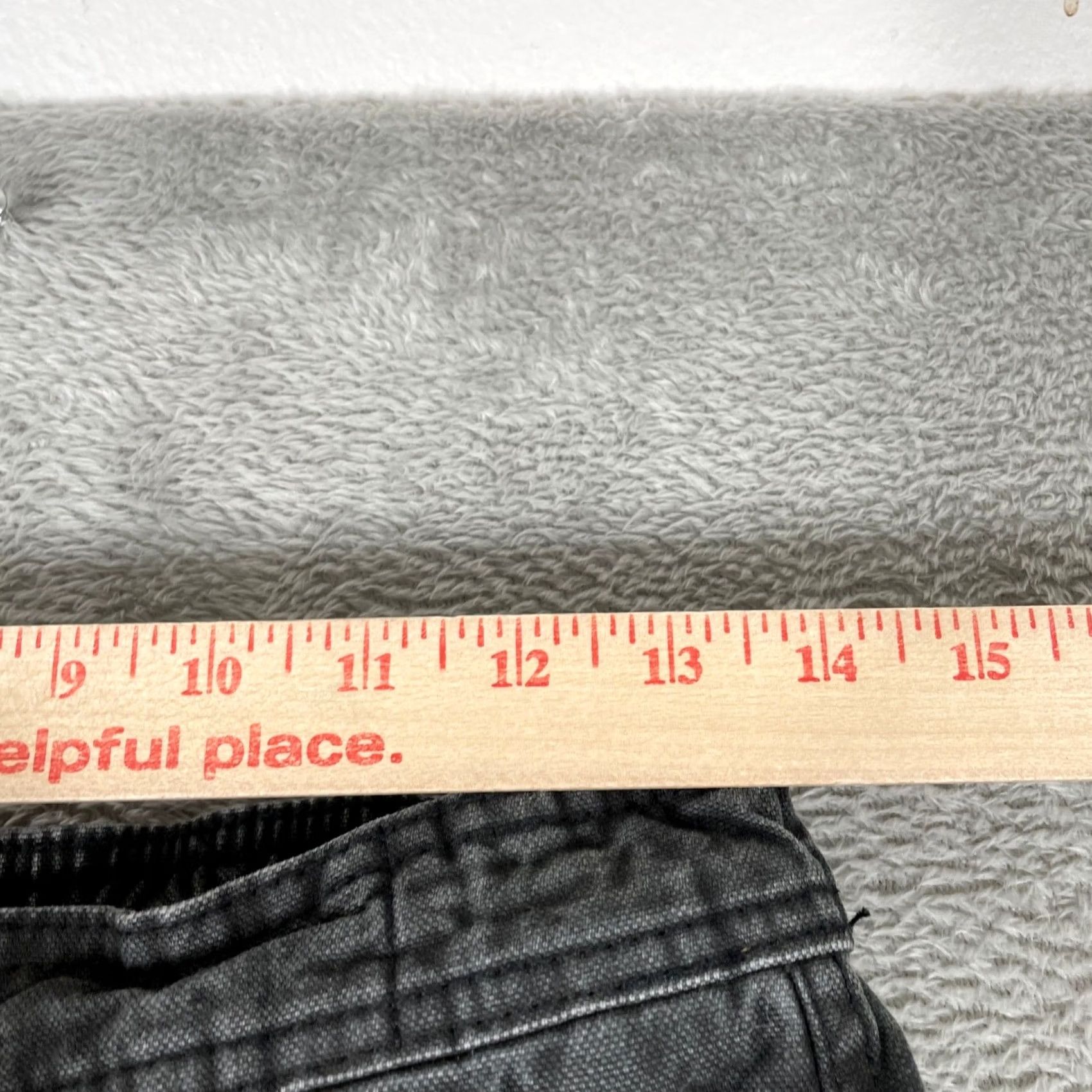 Zara Zara Cargo Pants Womens Small Black 28 Inseam 25.5 Straight Pockets Twill Cotton Baggy Streetwear Gorpcore Size 28" / US 6 / IT 42 - 7 Thumbnail