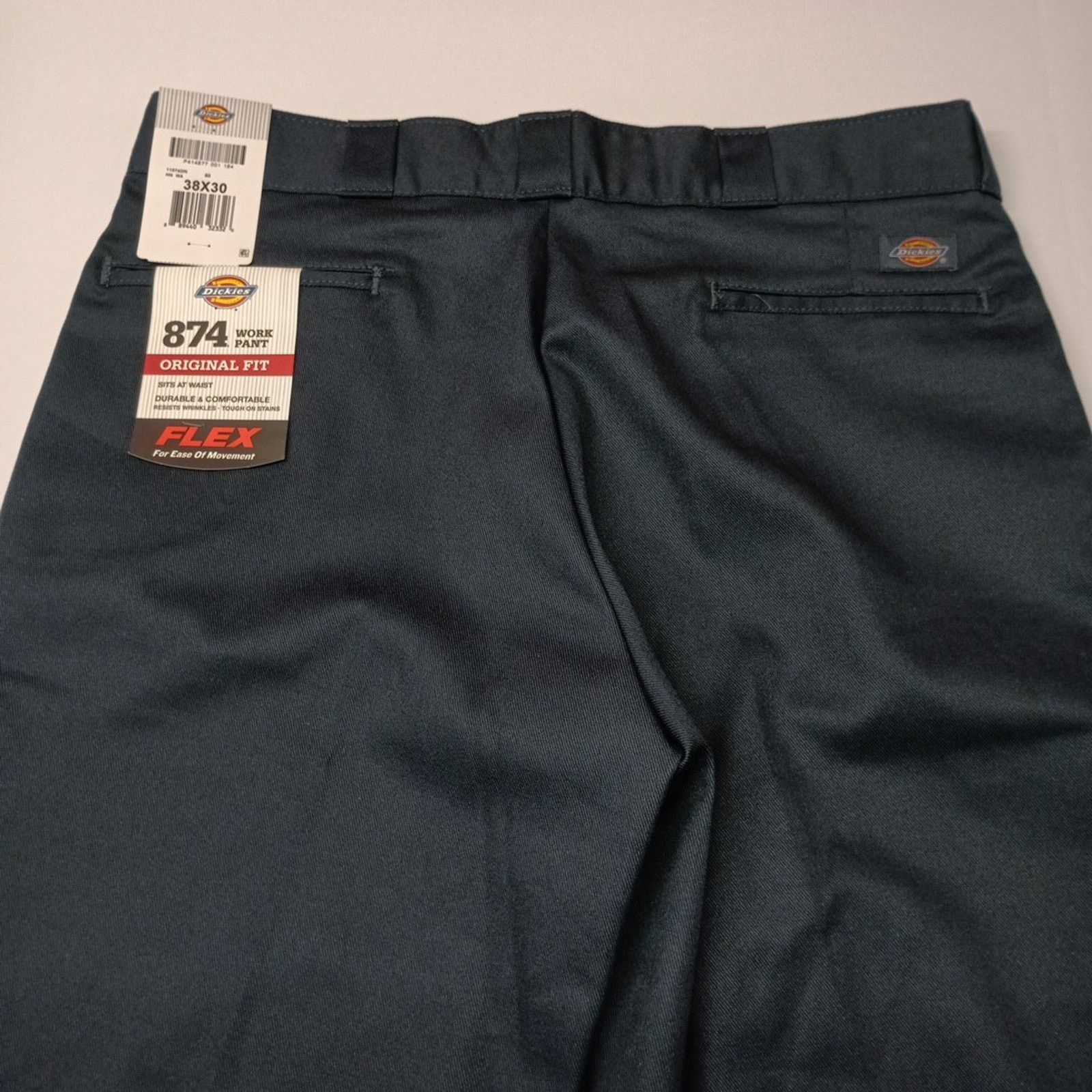 Dickies Dickies 874 Work Pants Men's 38x30 Flex Blue Original Fit Size US 38 / EU 54 - 7 Thumbnail
