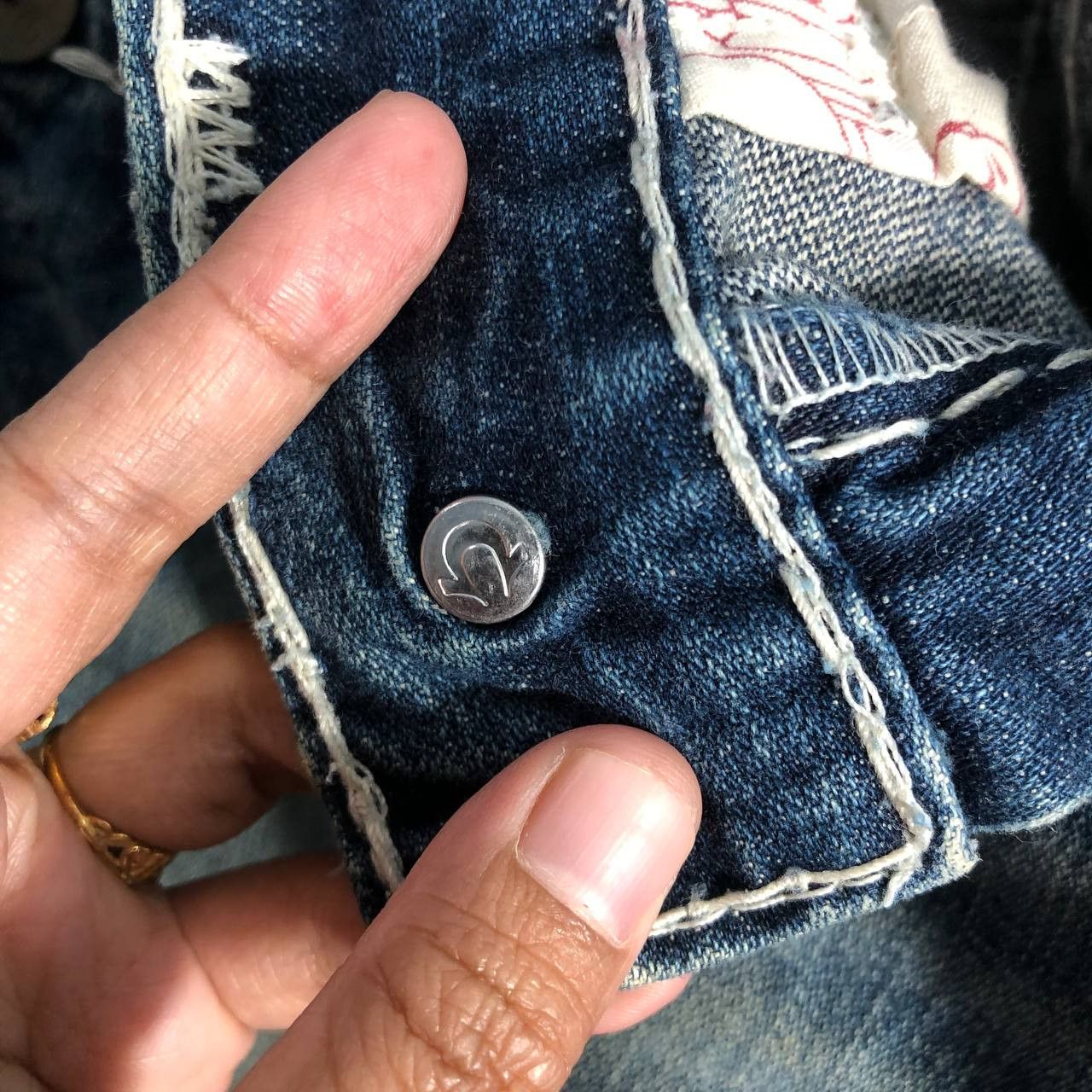 True Religion True Religion Women Joey Super T Jeans Size 34" / US 12 / IT 48 - 7 Thumbnail