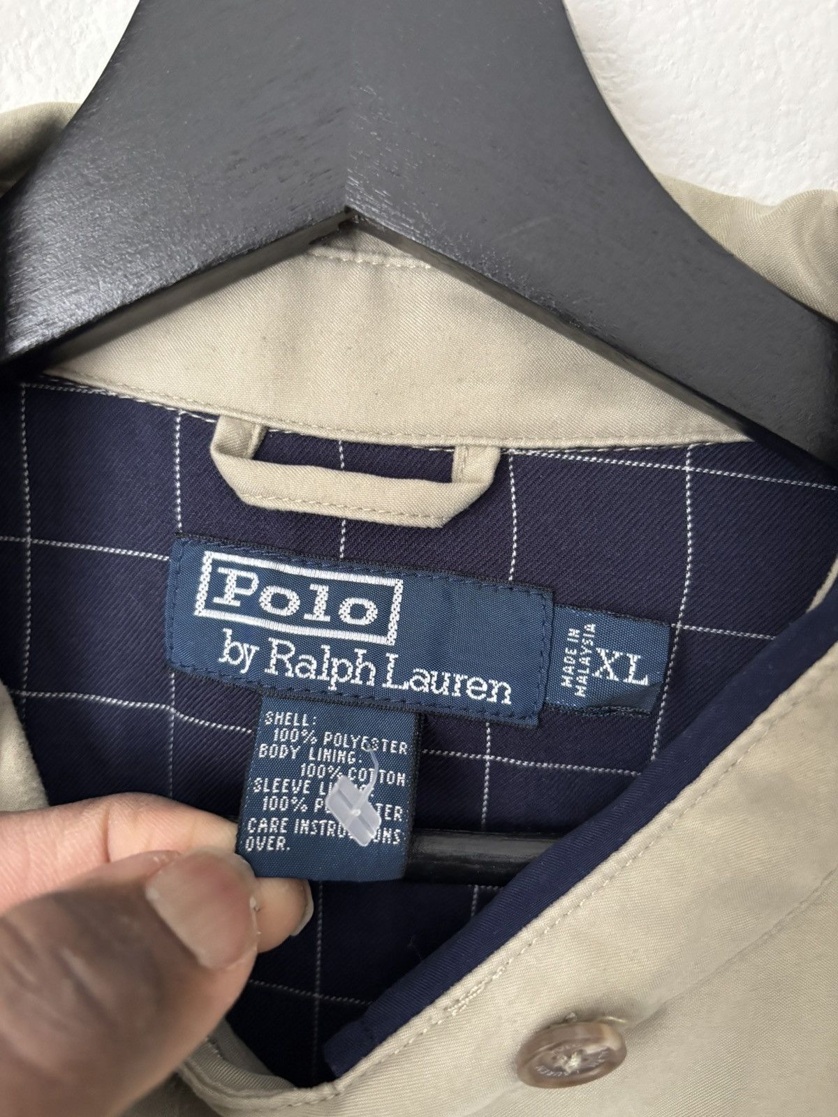 Polo Ralph Lauren Vintage Polo Ralph Lauren Beige Jacket Size US XL / EU 56 / 4 - 2 Thumbnail