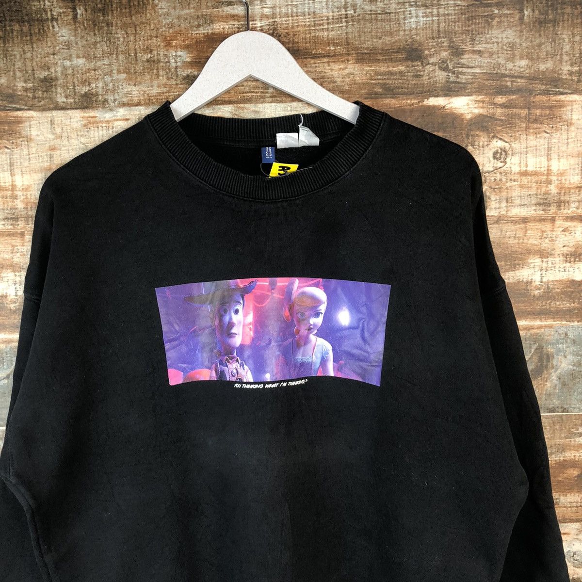 Cartoon Network × Disney × Vintage H&M Divided Disney Toy Story Black Sweatshirt #A2036 Size US XS / EU 42 / 0 - 5 Thumbnail