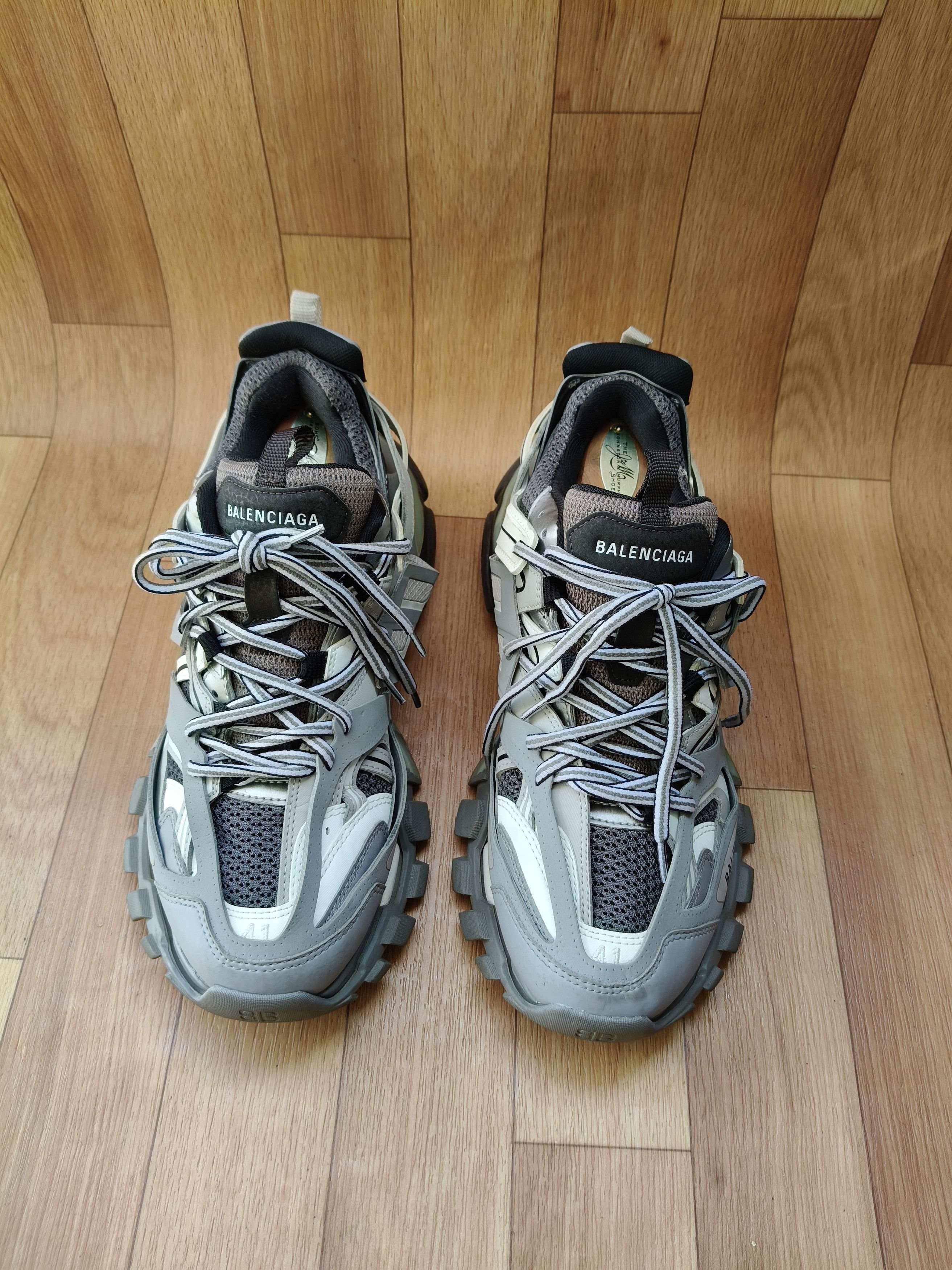 Balenciaga 💥BALENCIAGA TRACK BLACK / GREY SNEAKERS Size US 8 / EU 41 - 2 Thumbnail