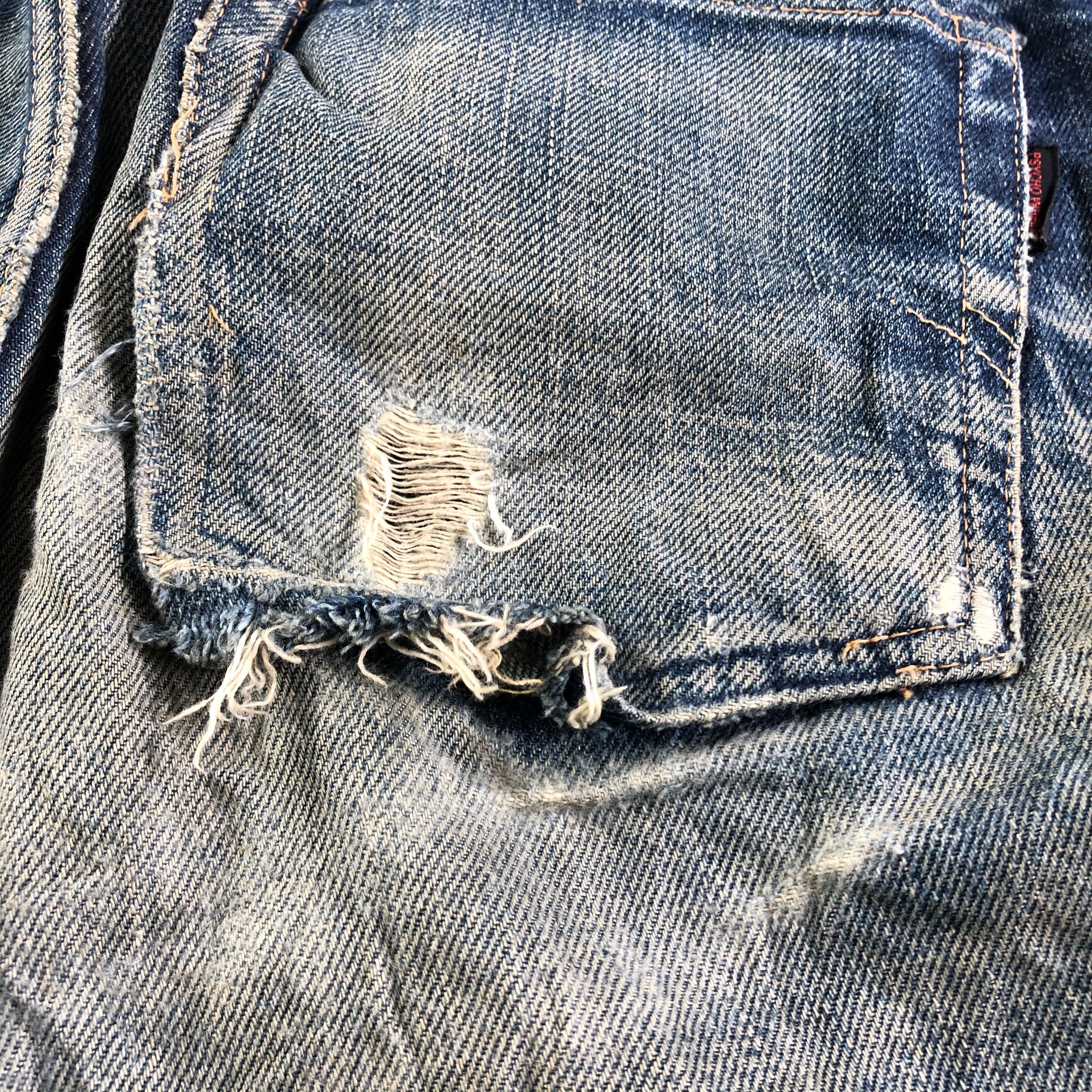 Japanese Brand Vintage Psycho Wheels Selvedge Jeans-J3784 Size US 29 - 11 Thumbnail