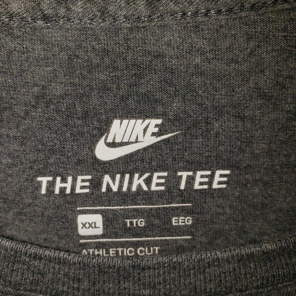 Nike CT1381 Nike Gray Men’s Logo T-shirt XXL Size US XXL / EU 58 / 5 - 2 Thumbnail