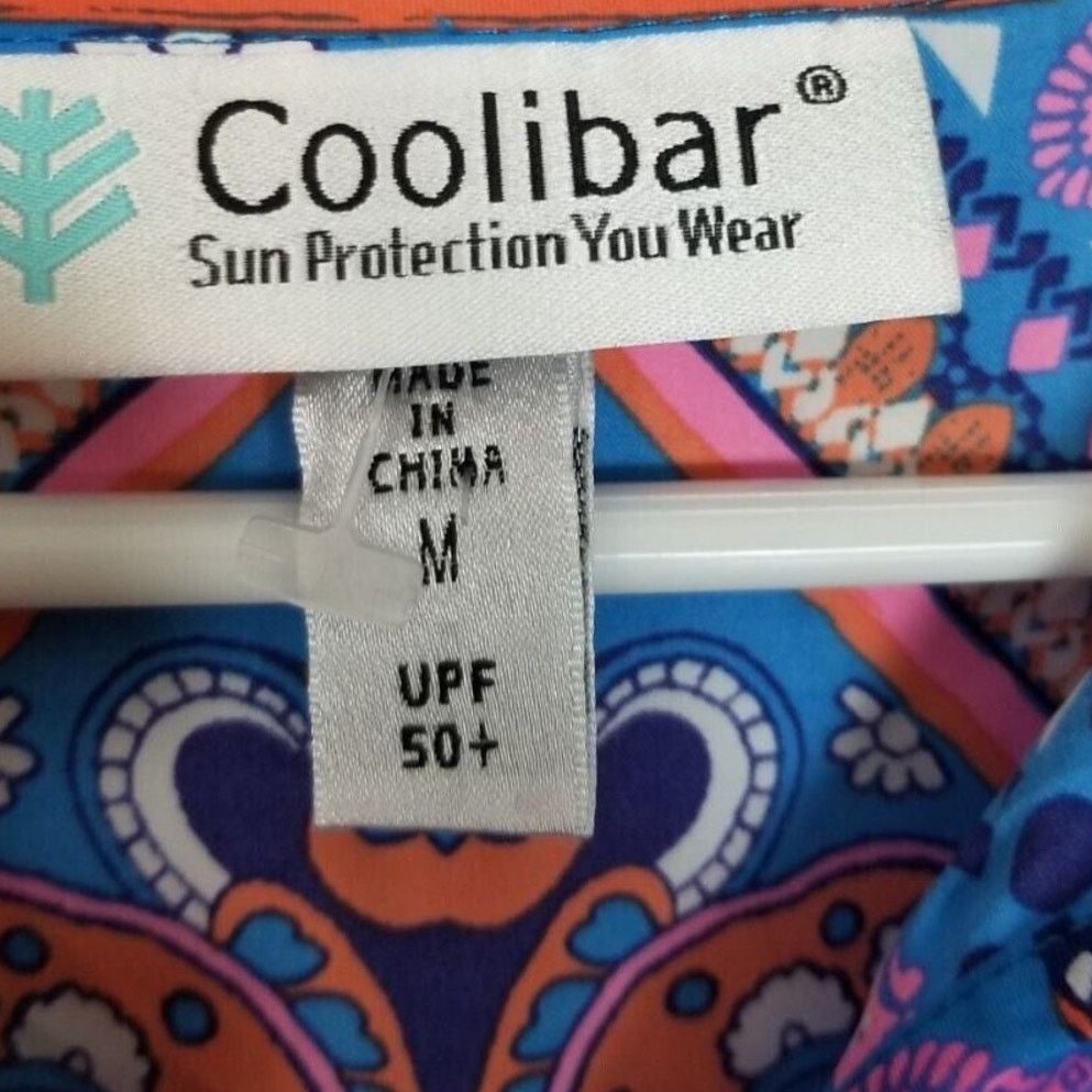Cool Shirtz Coolibar Womens Geometric Oceanside UPF 50+ Sun Dress Swim Size M / US 6-8 / IT 42-44 - 7 Thumbnail