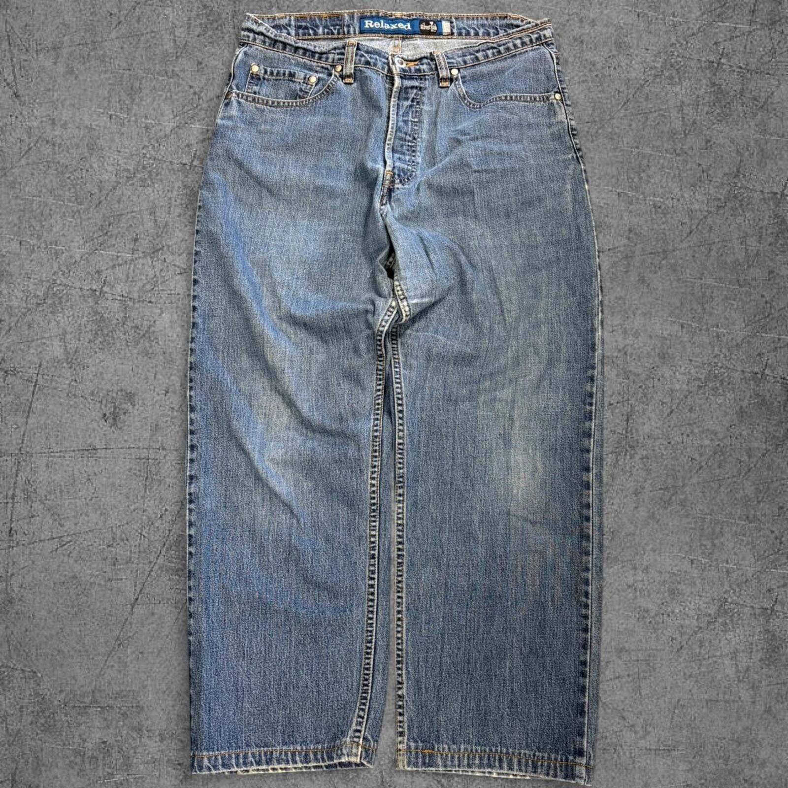 Levi's Vintage 90s Levi Silver Tab Relaxed Fit Jeans Size US 33 - 3 Thumbnail