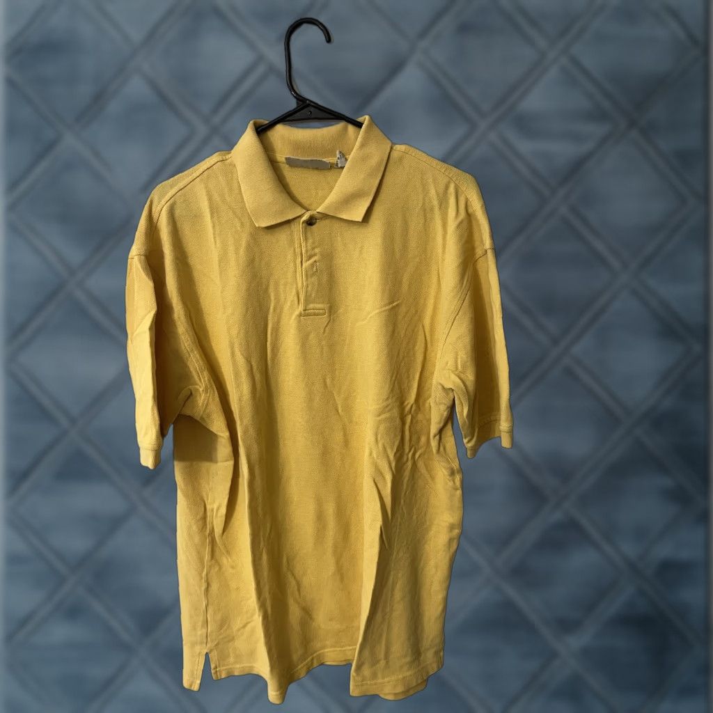 Vintage Vtg Aeropostale Polo Shirt Size Medium Yellow Solid Shirt Mens Polo Size US M / EU 48-50 / 2 - 1 Thumbnail