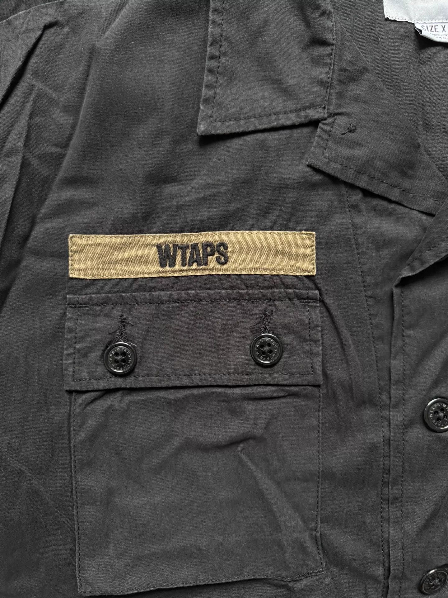 Wtaps WTAPS 19SS JUNGLE LS01 4pkt blk M Shirt Jacket Size US M / EU 48-50 / 2 - 4 Thumbnail