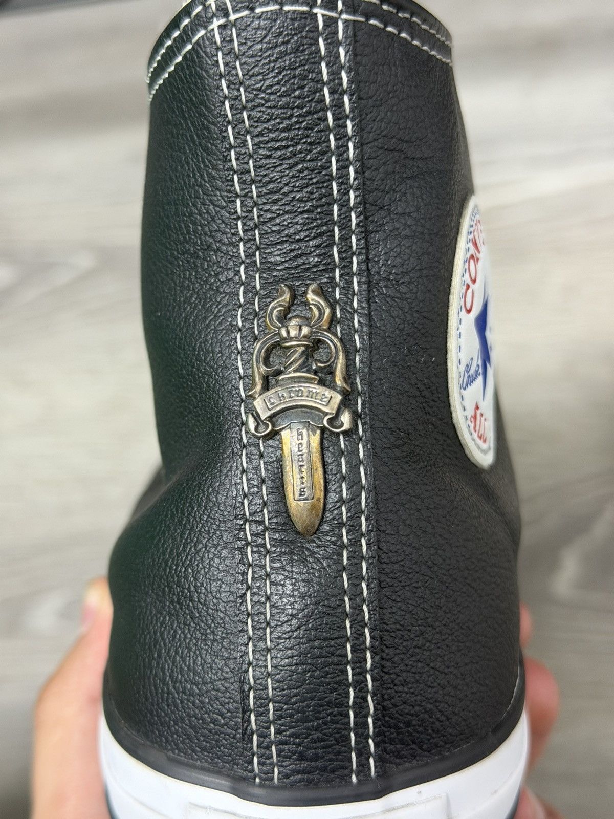 Chrome Hearts Chrome hearts patch converse highs Size US 7.5 / EU 40-41 - 15 Thumbnail