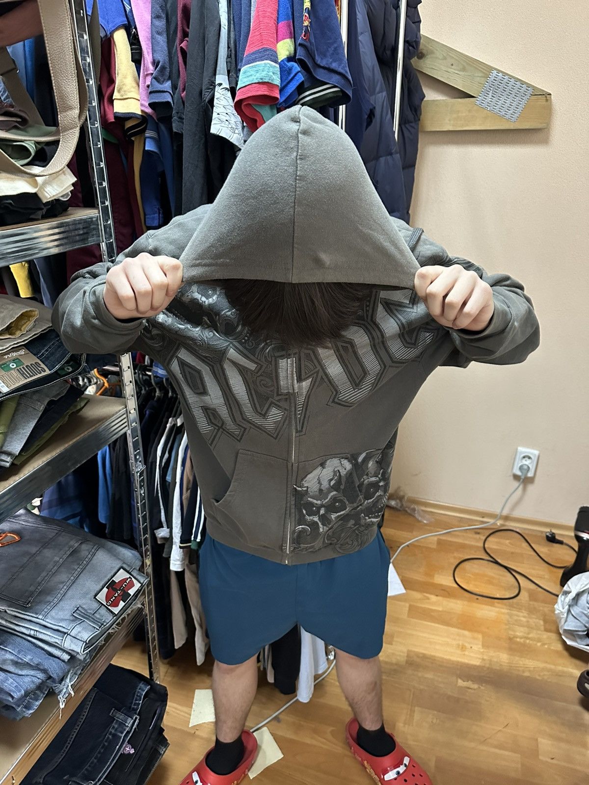 Liquid Blue Vintage 00s AC/DC Night Prowler Liquid Blue Rock Band Hoodie Size US M / EU 48-50 / 2 - 10 Thumbnail