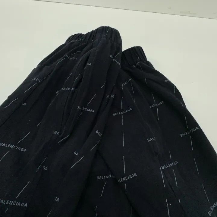 Balenciaga Balenciaga Balenciaga Casual Printed Wide Leg Pants -2507 Size US 26 / EU 42 - 7 Thumbnail