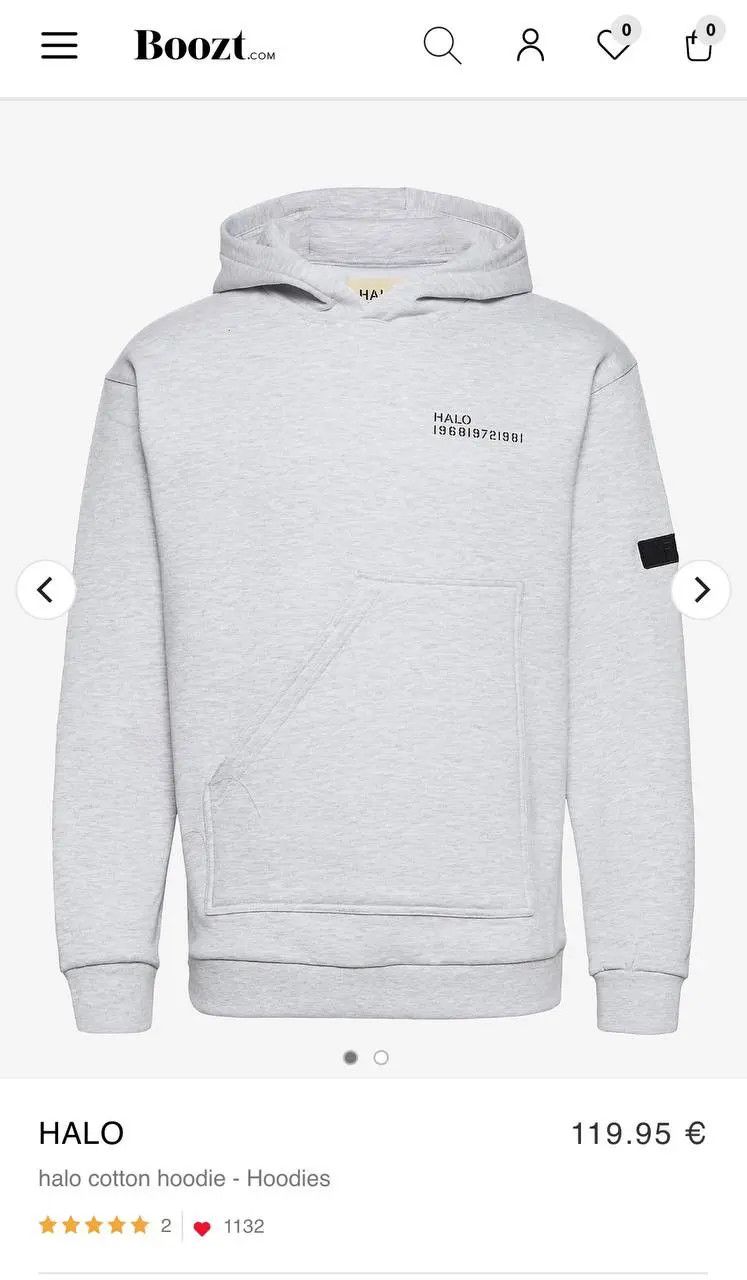 Halo HALO Newline Hoodie Hoody Denmark Men's S Unisex Streetwear Size US S / EU 44-46 / 1 - 10 Thumbnail