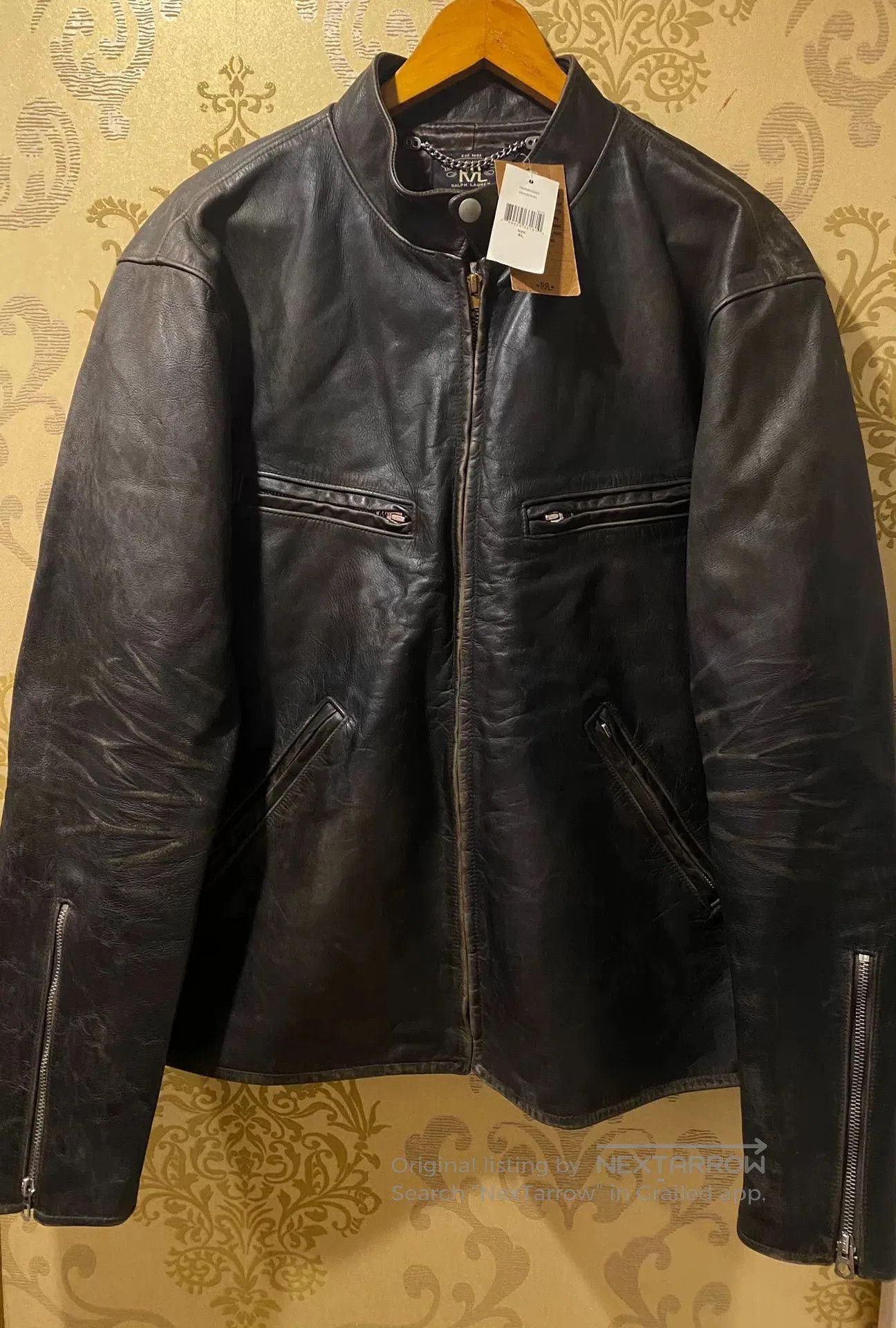 RRL Ralph Lauren vintage Ralph Lauren leather motorcycle jacket. Size US M / EU 48-50 / 2 - 2 Thumbnail