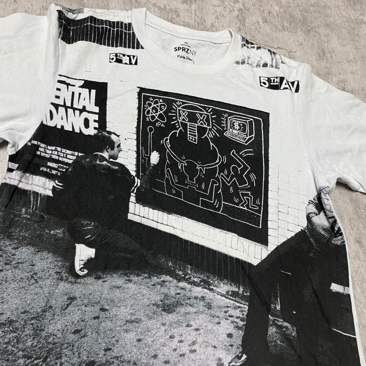 Other White and black Keith Haring graphic t-shirt #streetart Size US XS / EU 42 / 0 - 2 Thumbnail