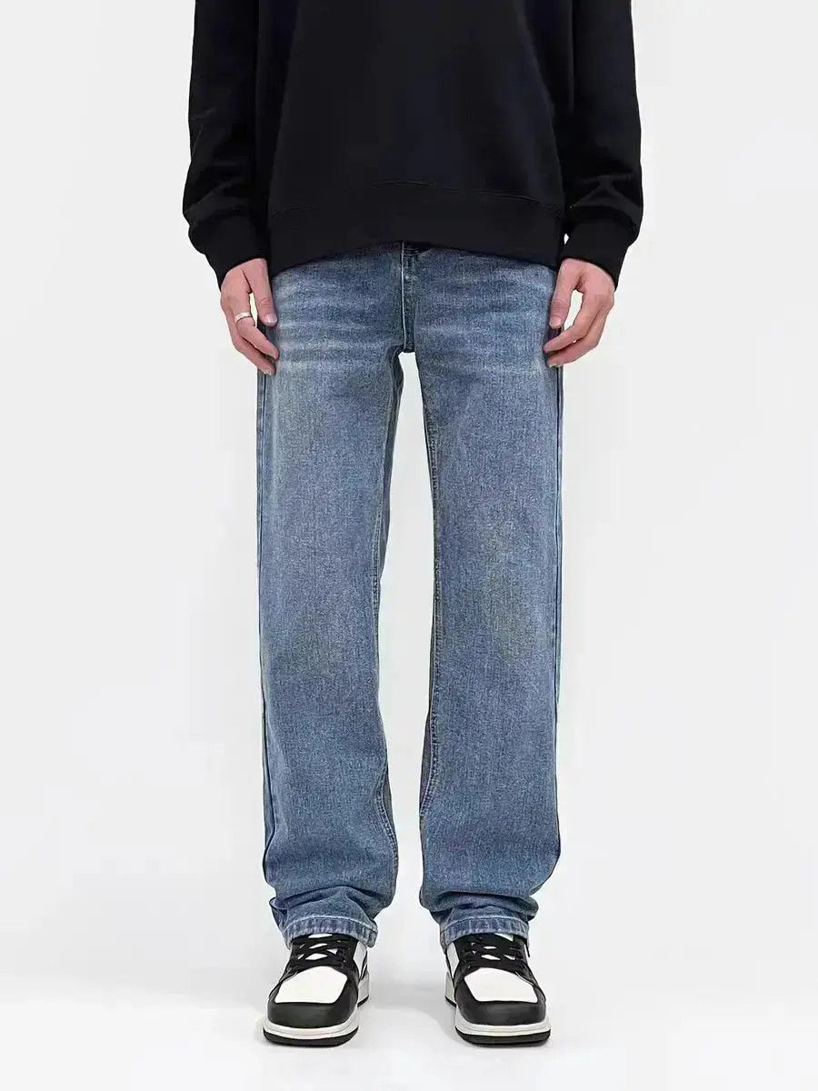 Japanese Brand High street washed baggy straight leg jeans Size US 32 / EU 48 - 1 Thumbnail